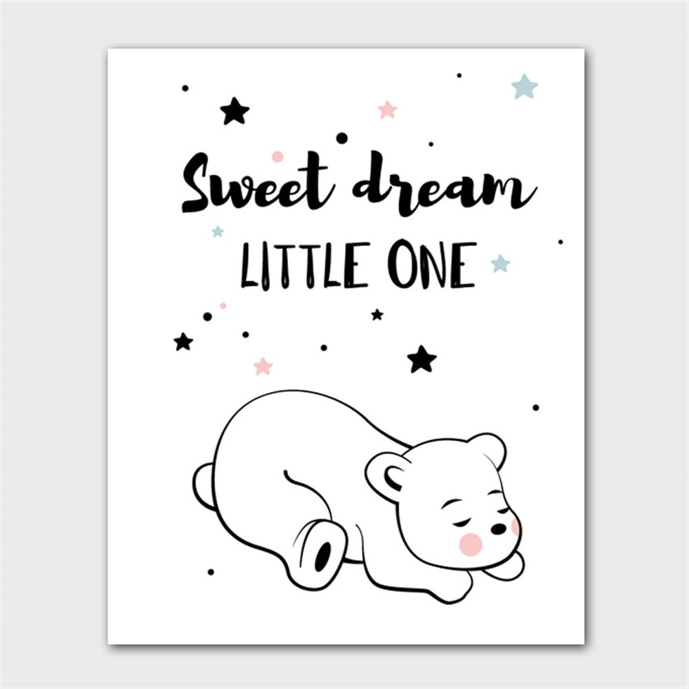 Sweet Dreams Little One Kanvas Tablo