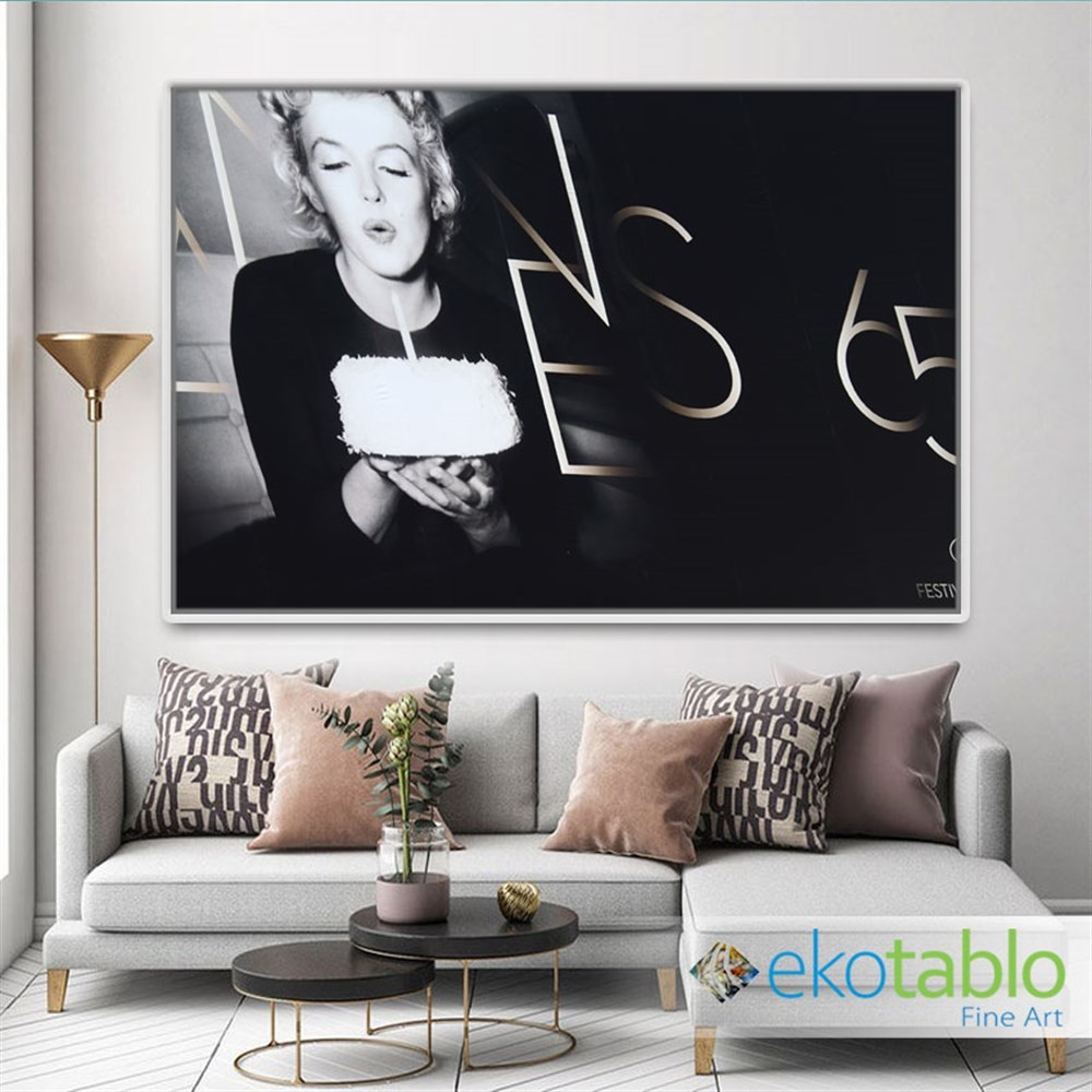 Marilyn Monroe Doğumgünü Kanvas Tablo main variant image