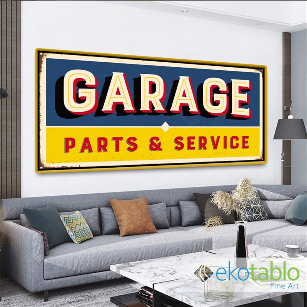 Mavi Garage Tabela Kanvas Tablo main variant image