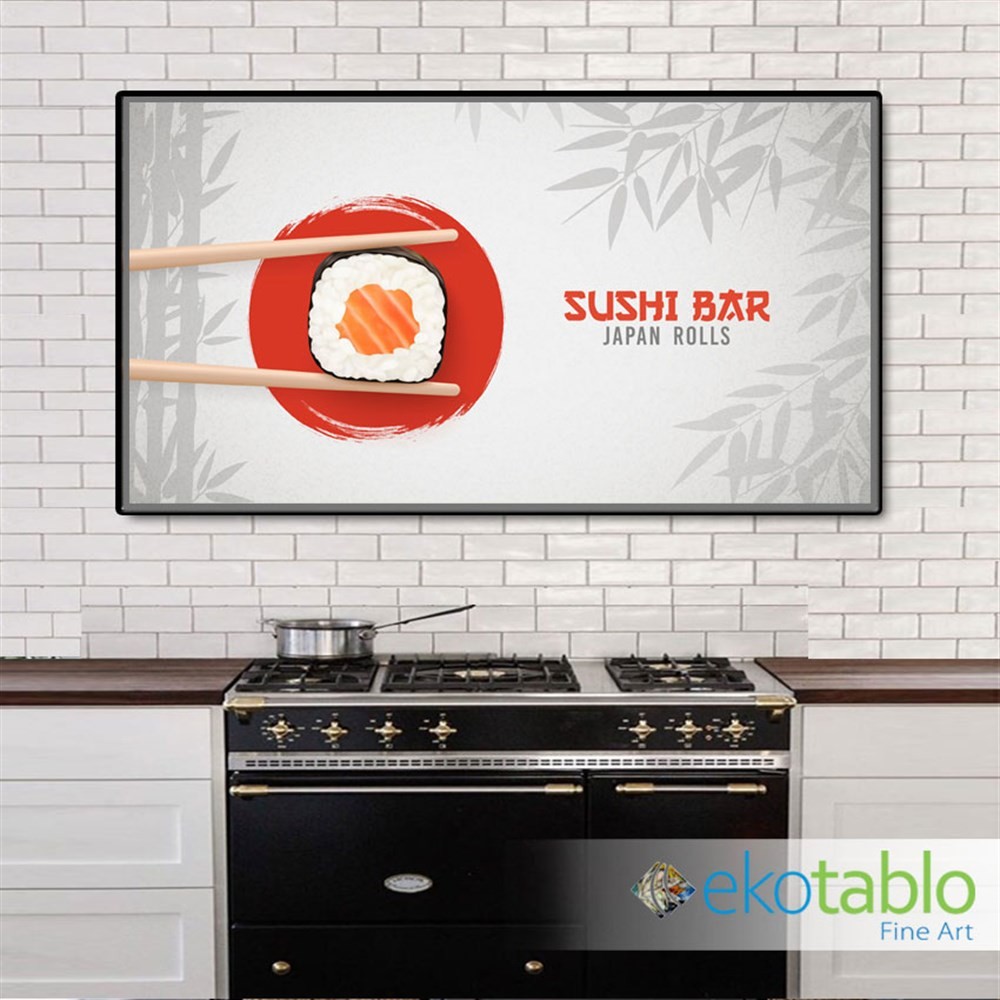 Sushi Bar Tabelası Kanvas Tablo