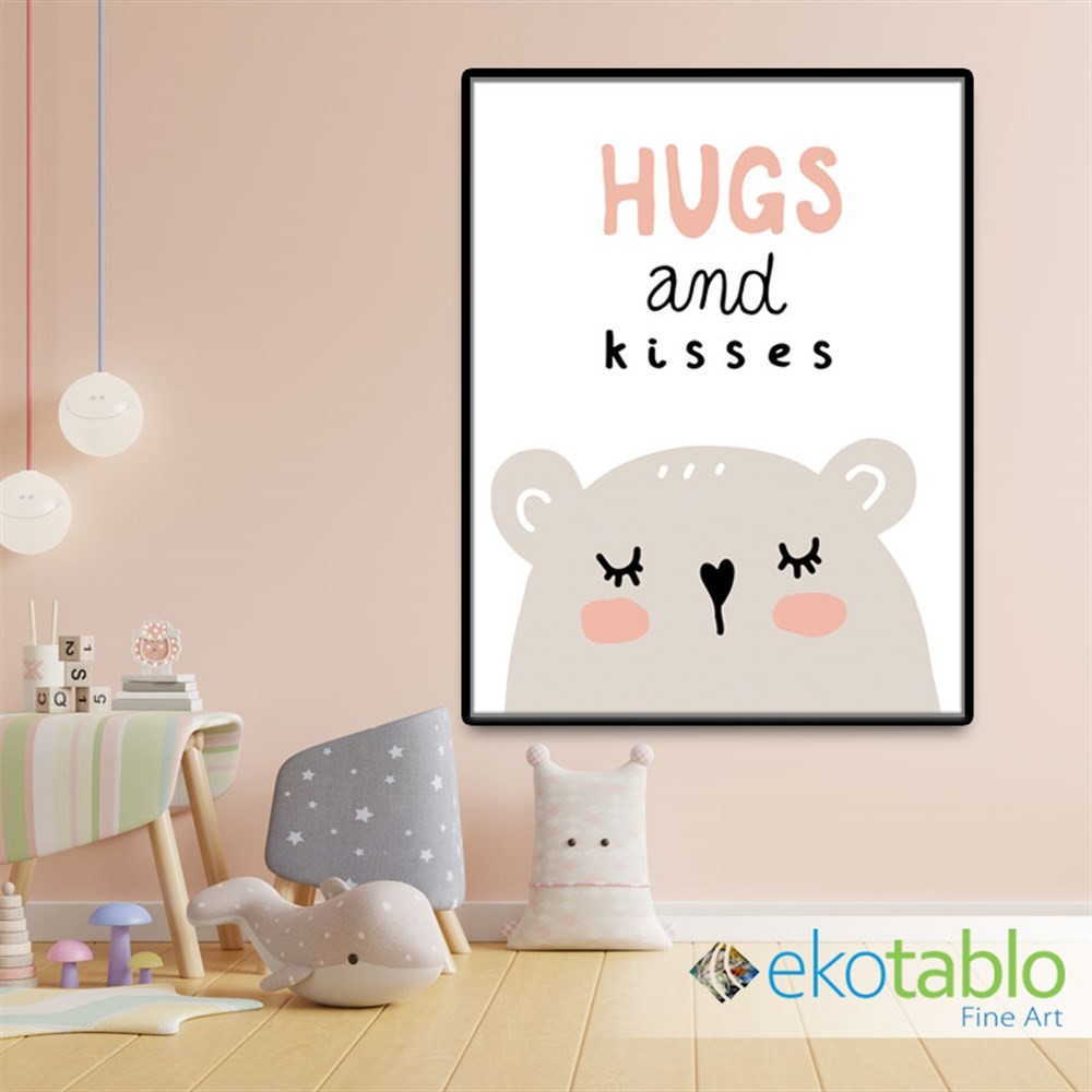 Hugs and Kisses Kanvas Tablo