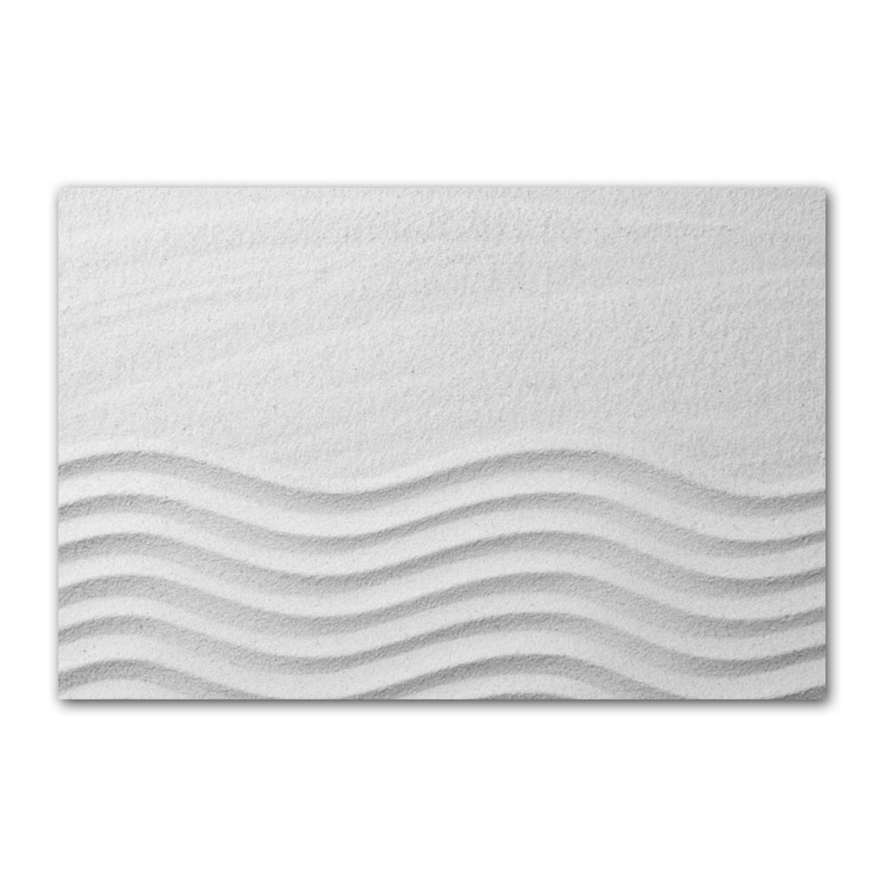 Beyaz Kum ve Dalgalar Kanvas Tablo