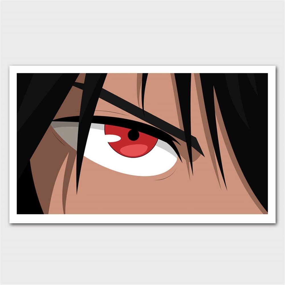Kırmızı Gözlü Samuray Anime Kanvas Tablo