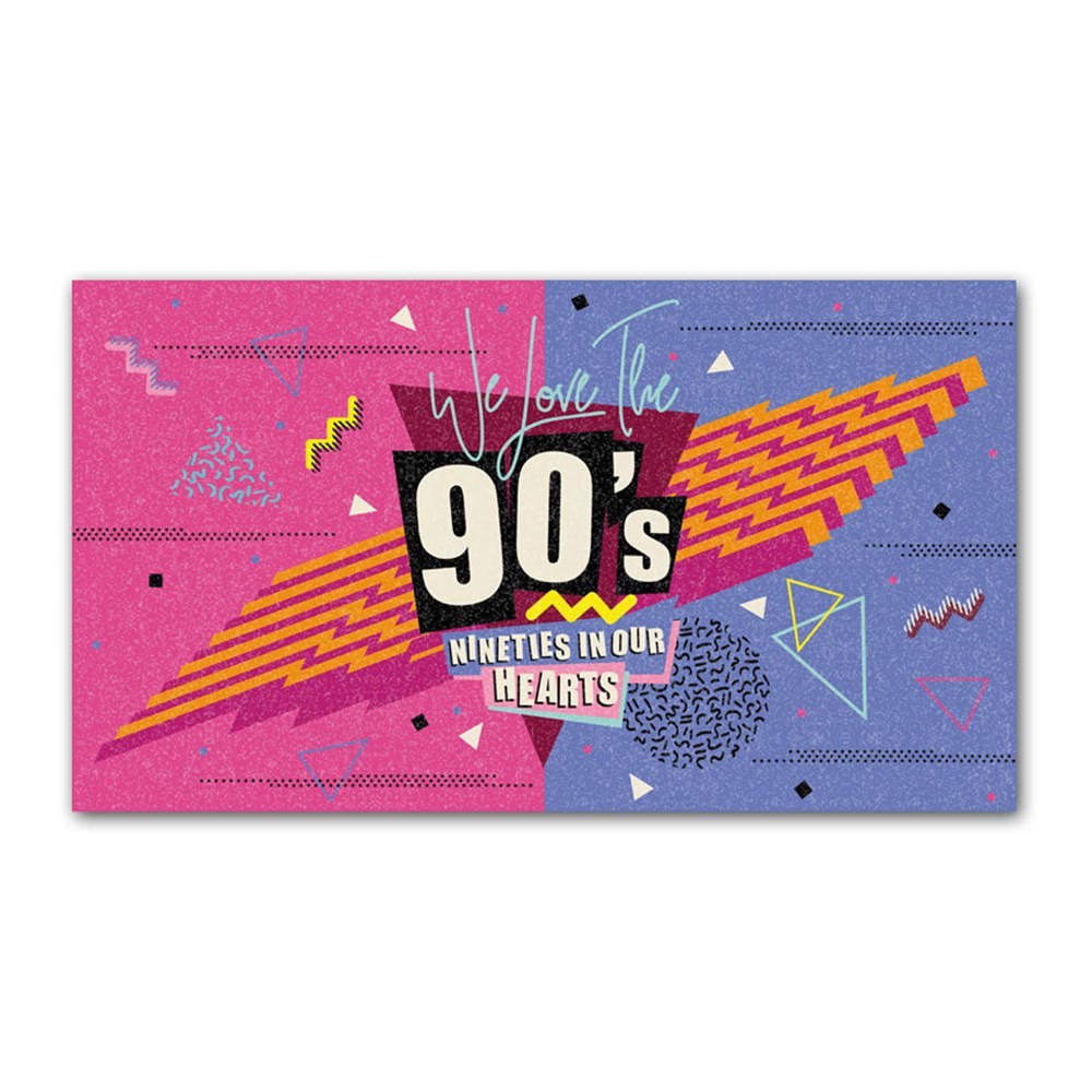 90's in our Heart Retro Kanvas Tablo