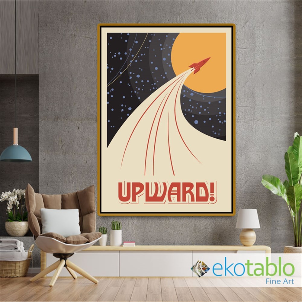 Upward Retro Kanvas Tablo main variant image