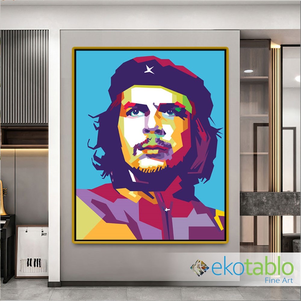 Mavi Fonda Che Guevara Kanvas Tablo image