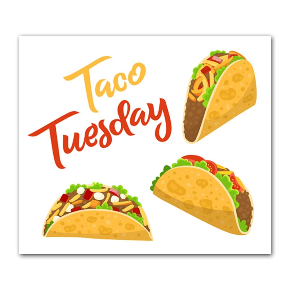 Taco Tuesday Kanvas Tablo