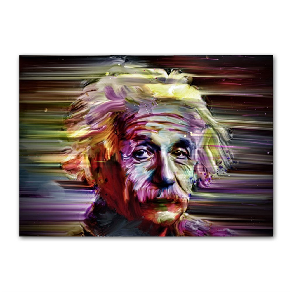 Einstein Işınlanma Kanvas Tablo