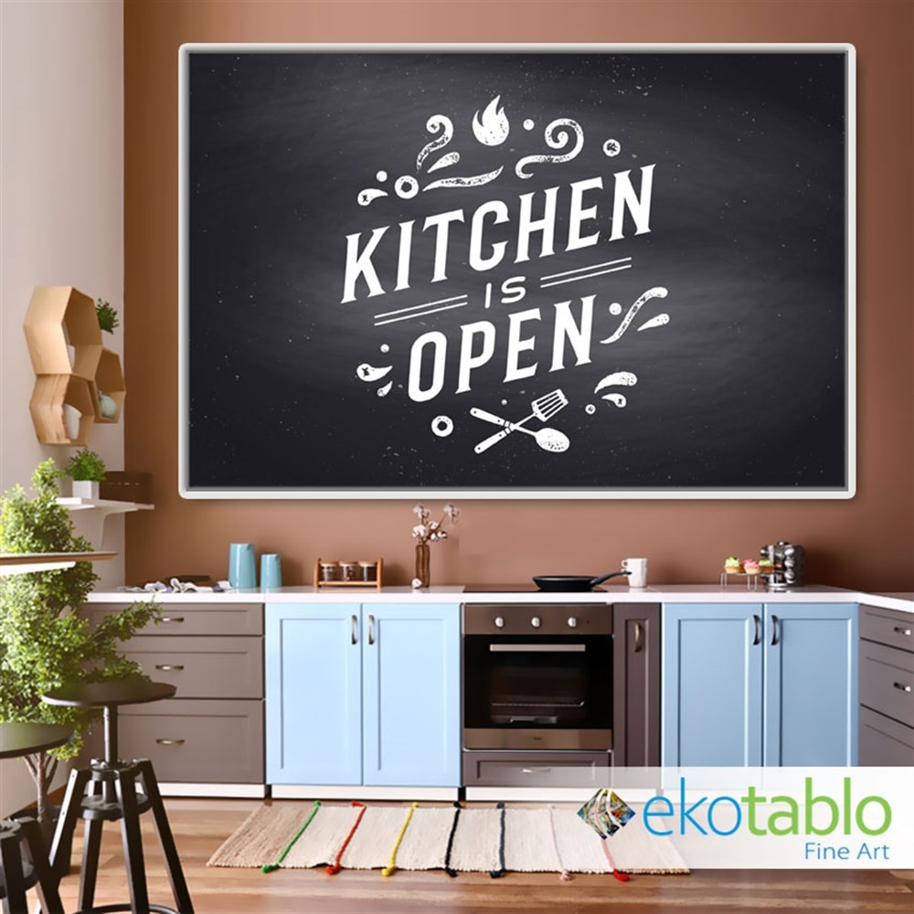 Mutfak Açıldı Kanvas Tablo main variant image