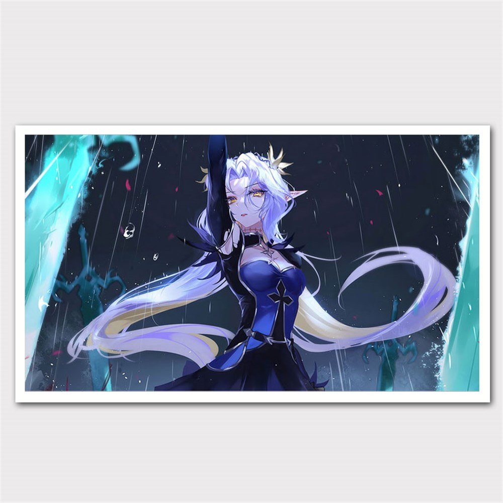 Karanlık Büyü Kraliçesi Anime Kanvas Tablo
