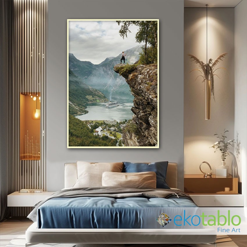 Zirvede Manzara Kanvas Tablo image