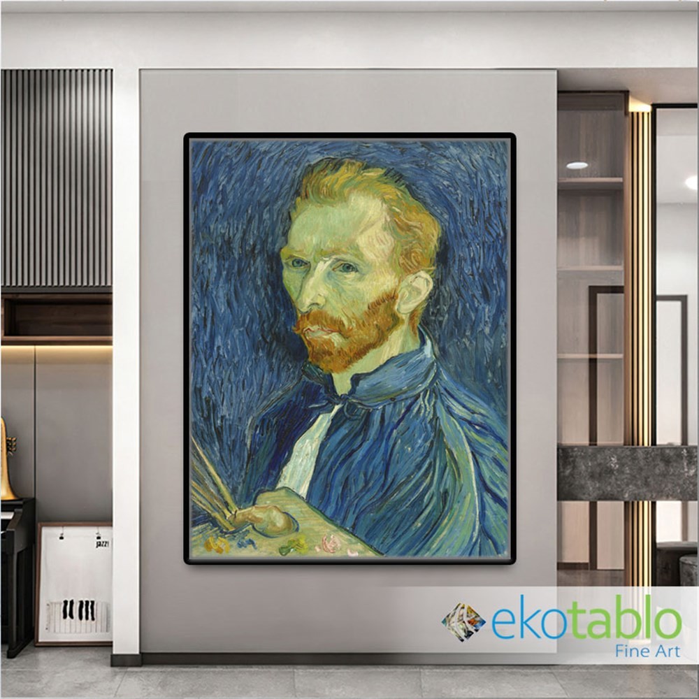 Van Gogh Kendi Portresi Kanvas Tablo