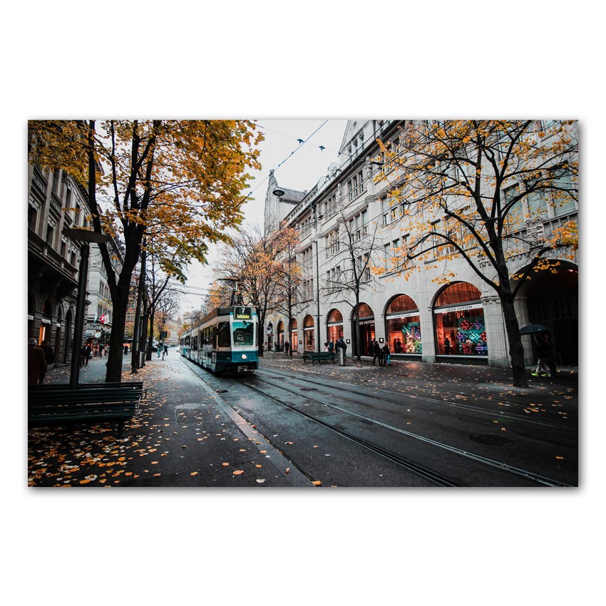 Prag Sokakları Kanvas Tablo