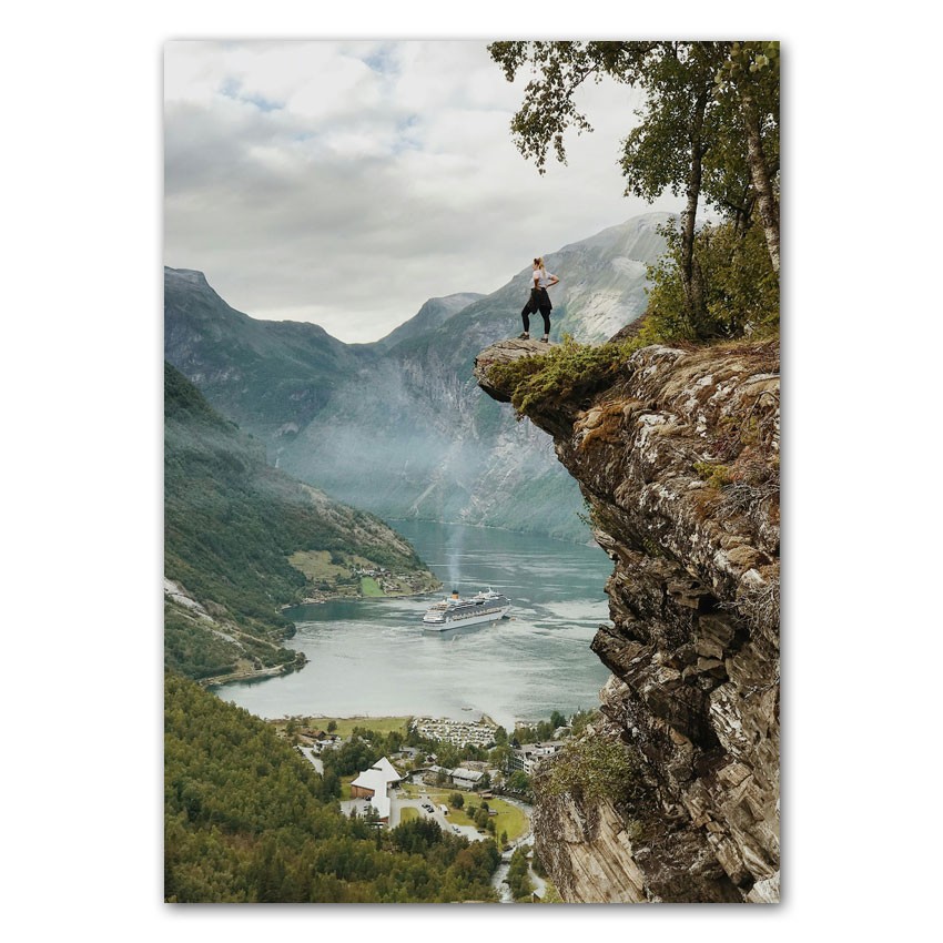 Zirvede Manzara Kanvas Tablo