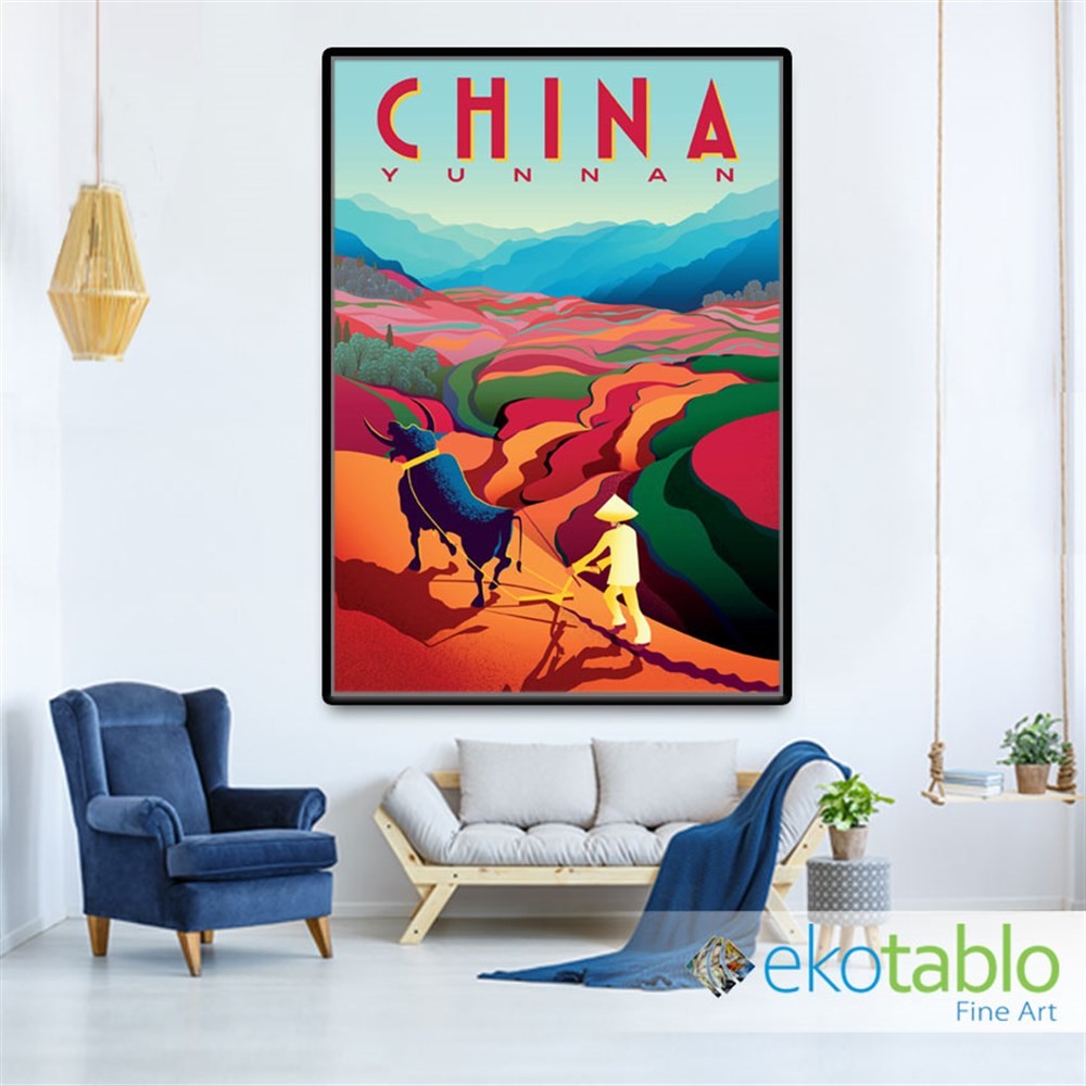 China Yunnan Retro Kanvas Tablo main variant image