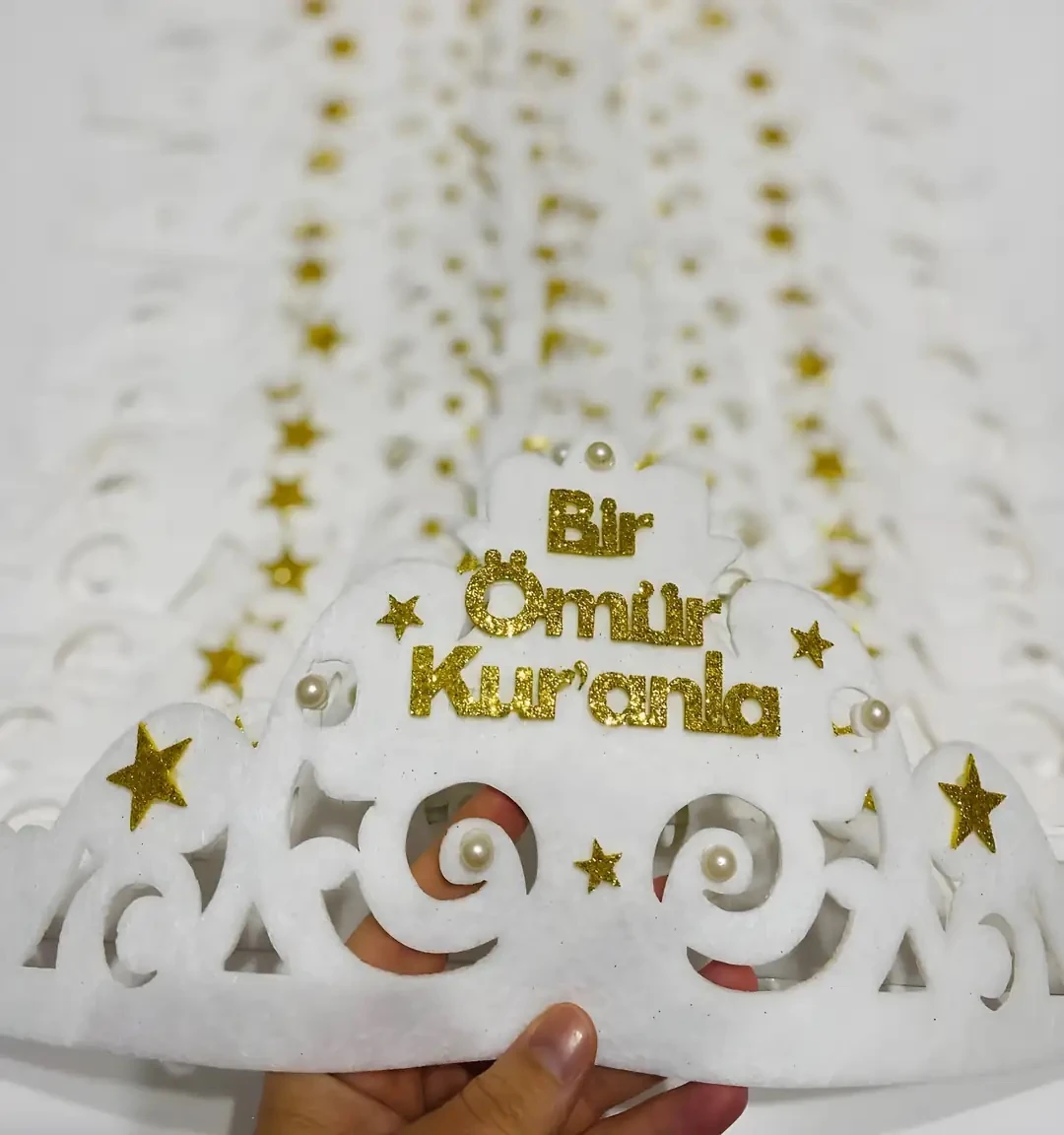 Keçeden Kuran Taçları