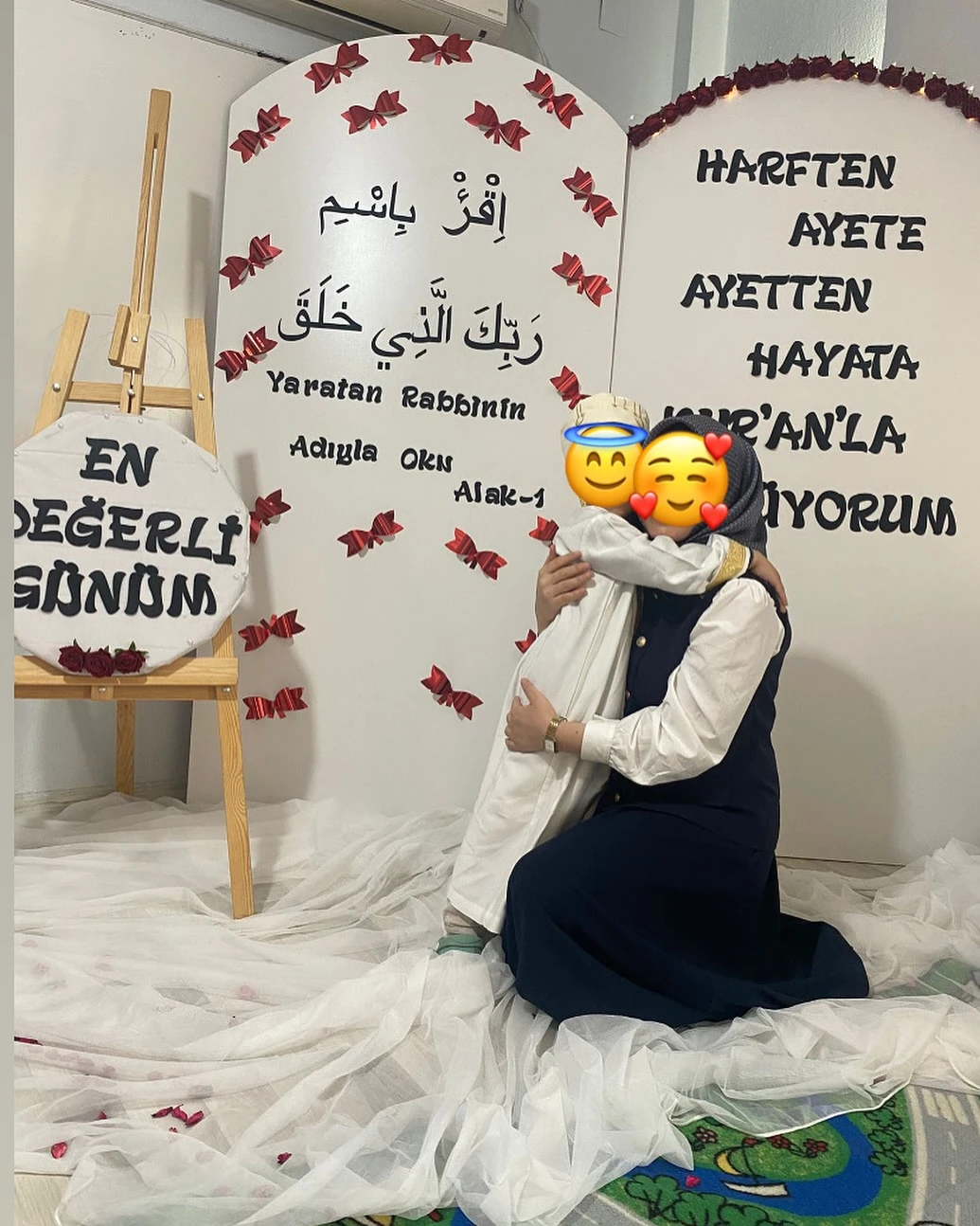 Kuran töreni Pano Yazısı