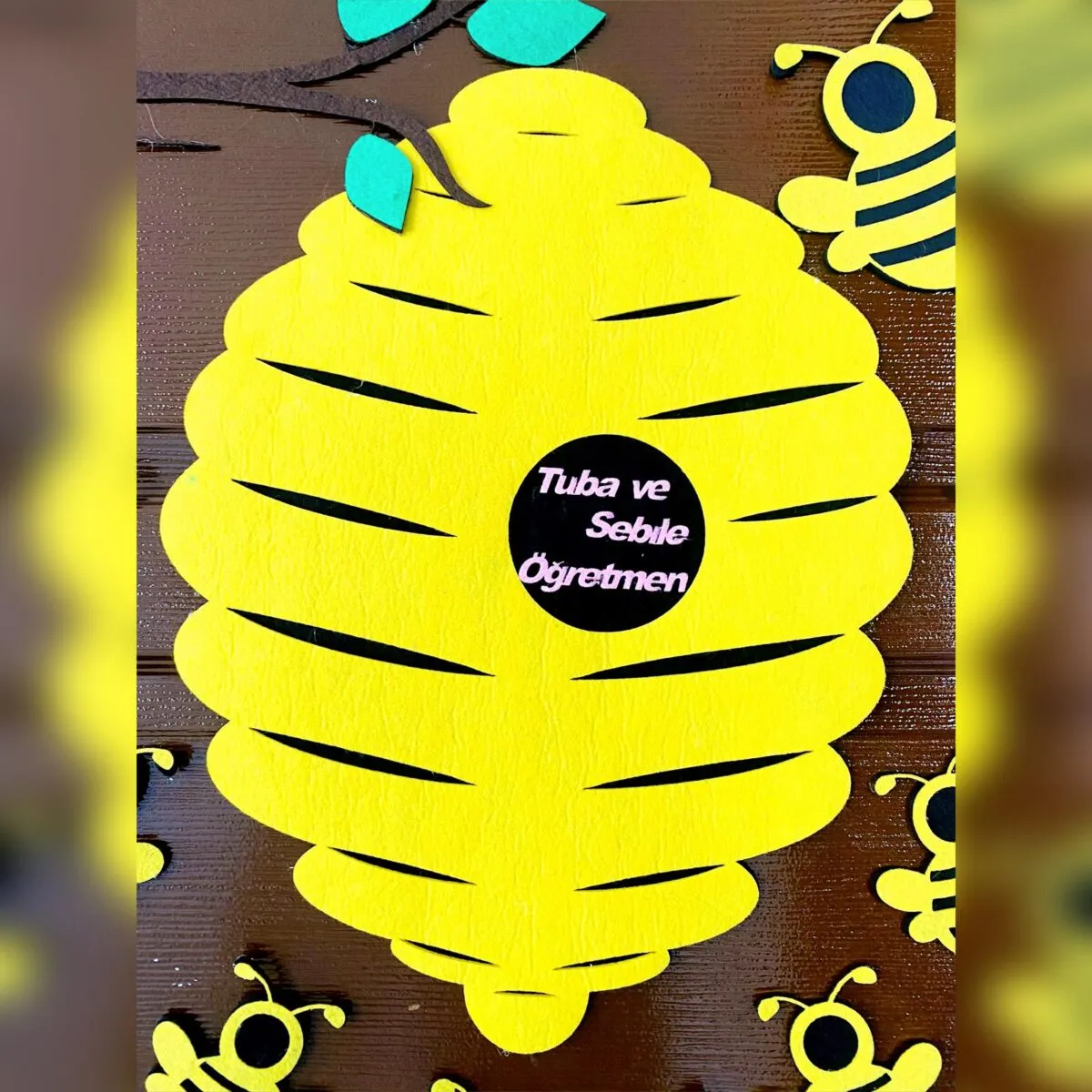 Çalışkan Arılar Kapı Süsü