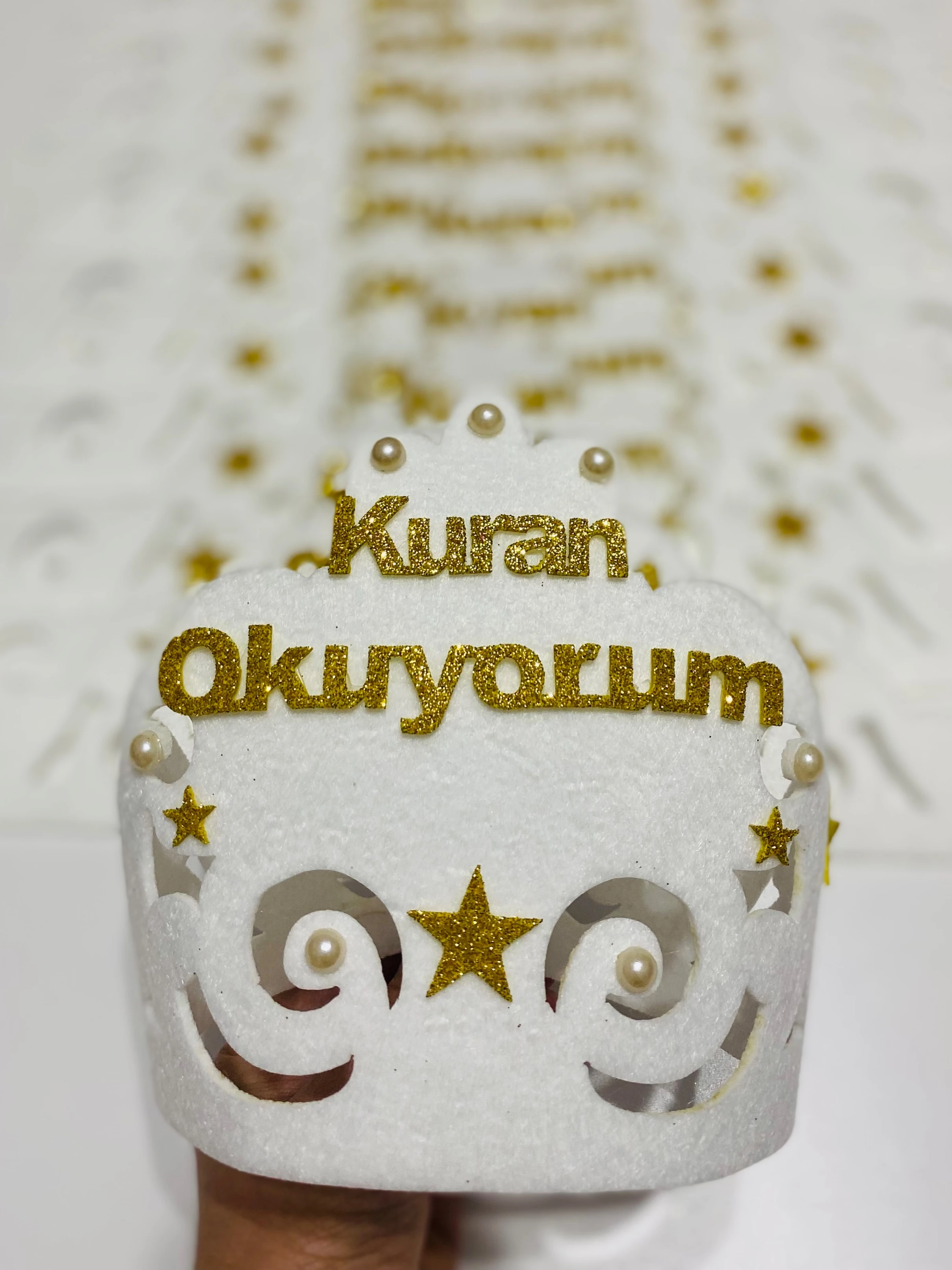 Keçeden Kuran Taçları