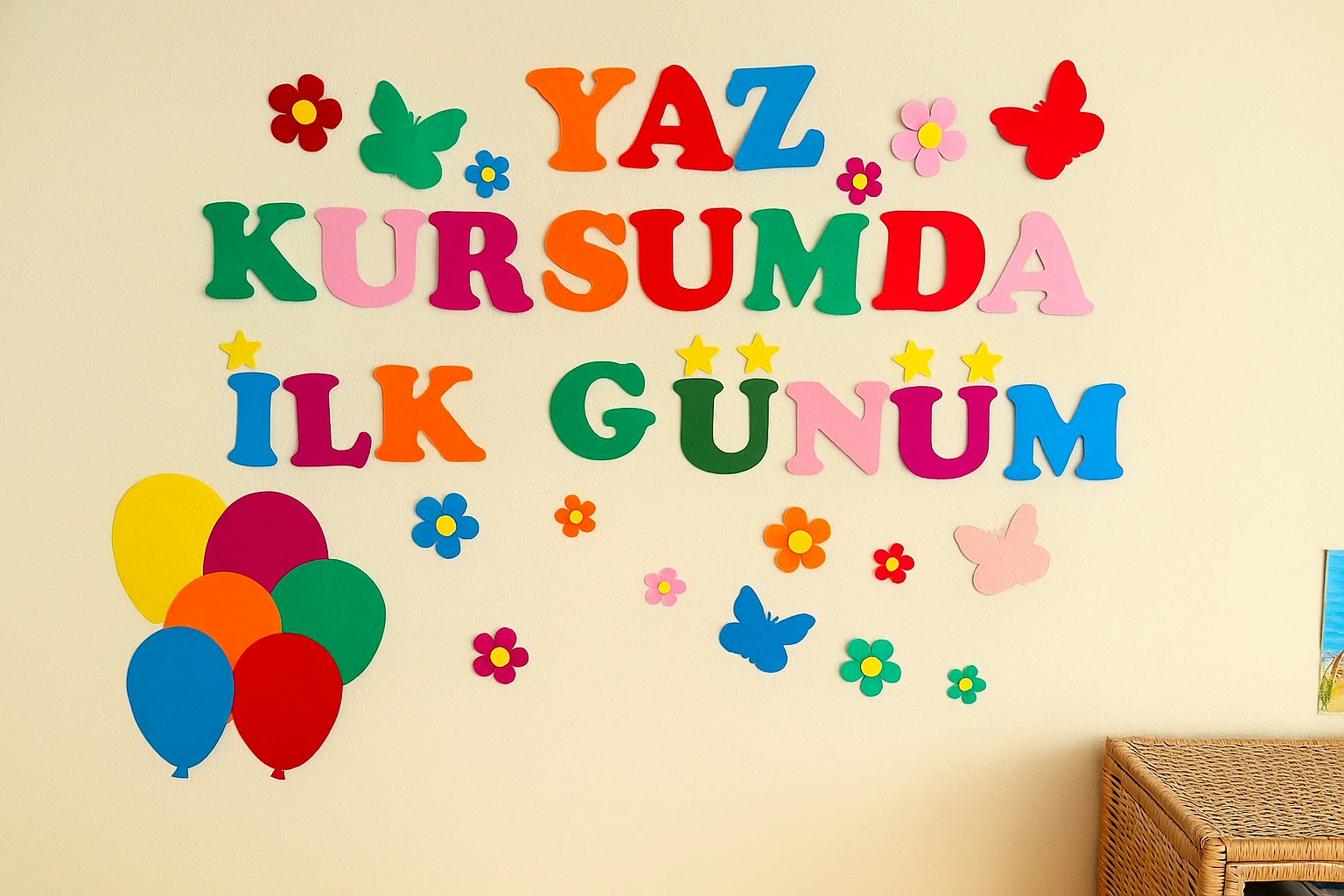Yaz Kursumda İlk Günüm Panosu