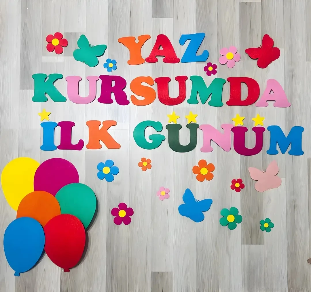 Yaz Kursumda İlk Günüm Panosu