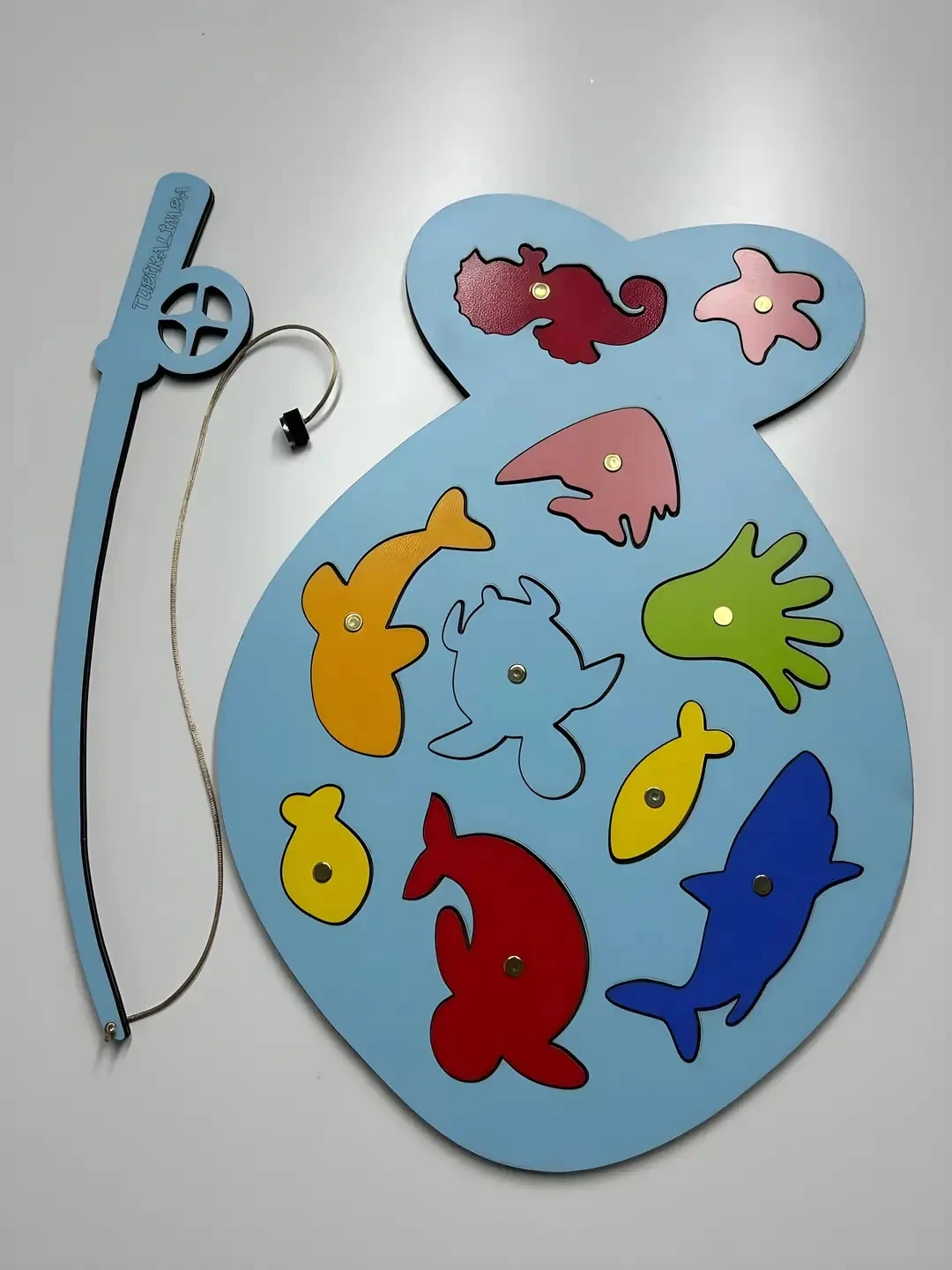 Ahşap Mıknatıslı Balık Tutma Oyunu