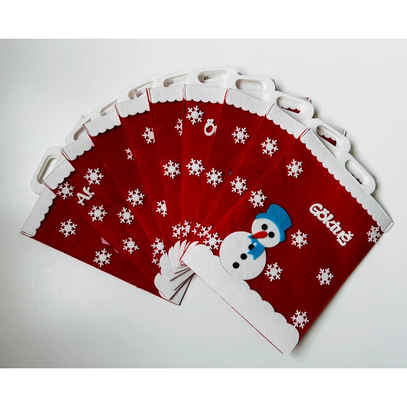 Keçeden Karne Çantası (Kardan Adam)