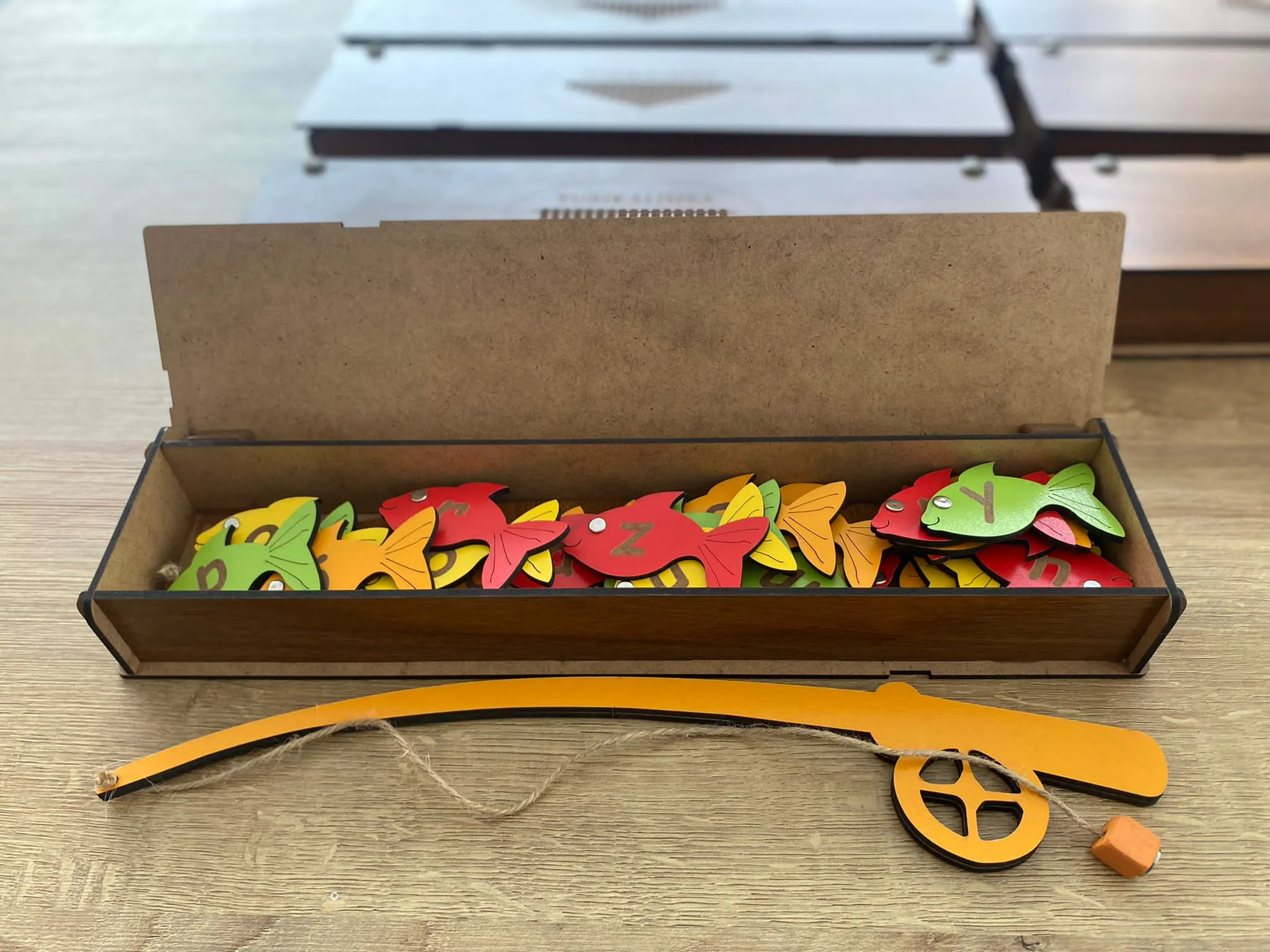 Mıknatıslı Balık Tutma Oyunu (Türkçe Alfabe)