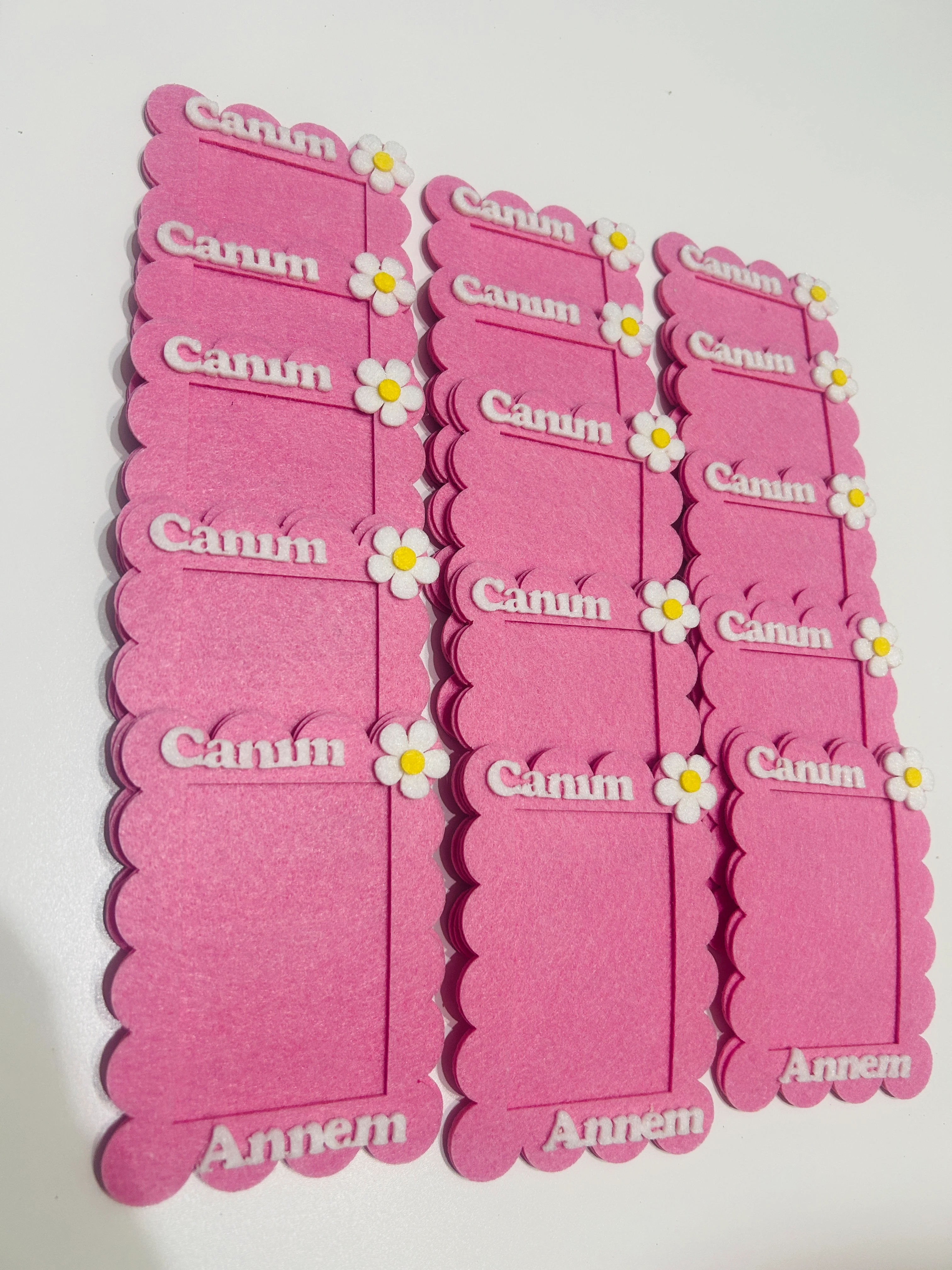 Keçeden Canım Annem Çerçevesi