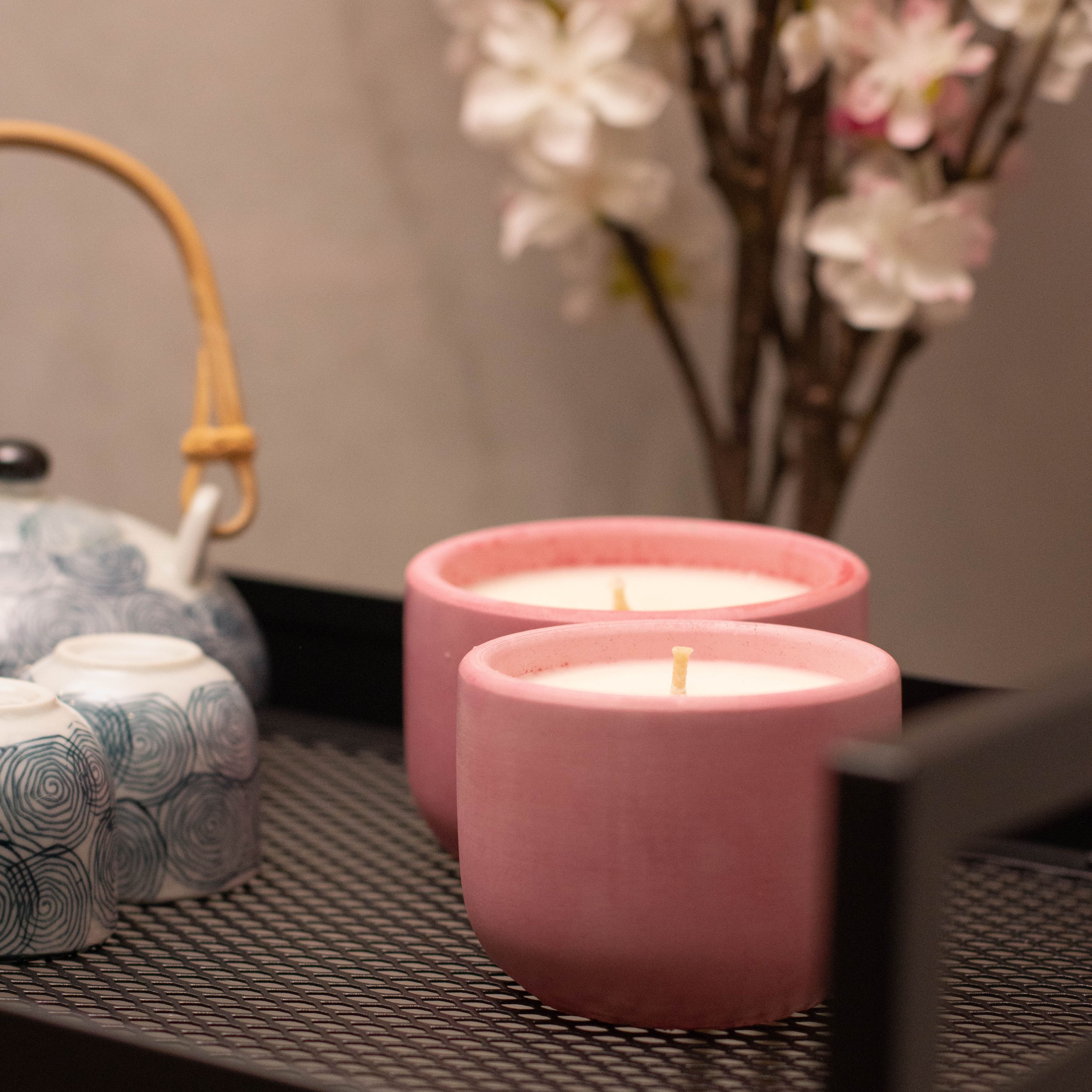 Blush Candle – Handcrafted Soy Wax