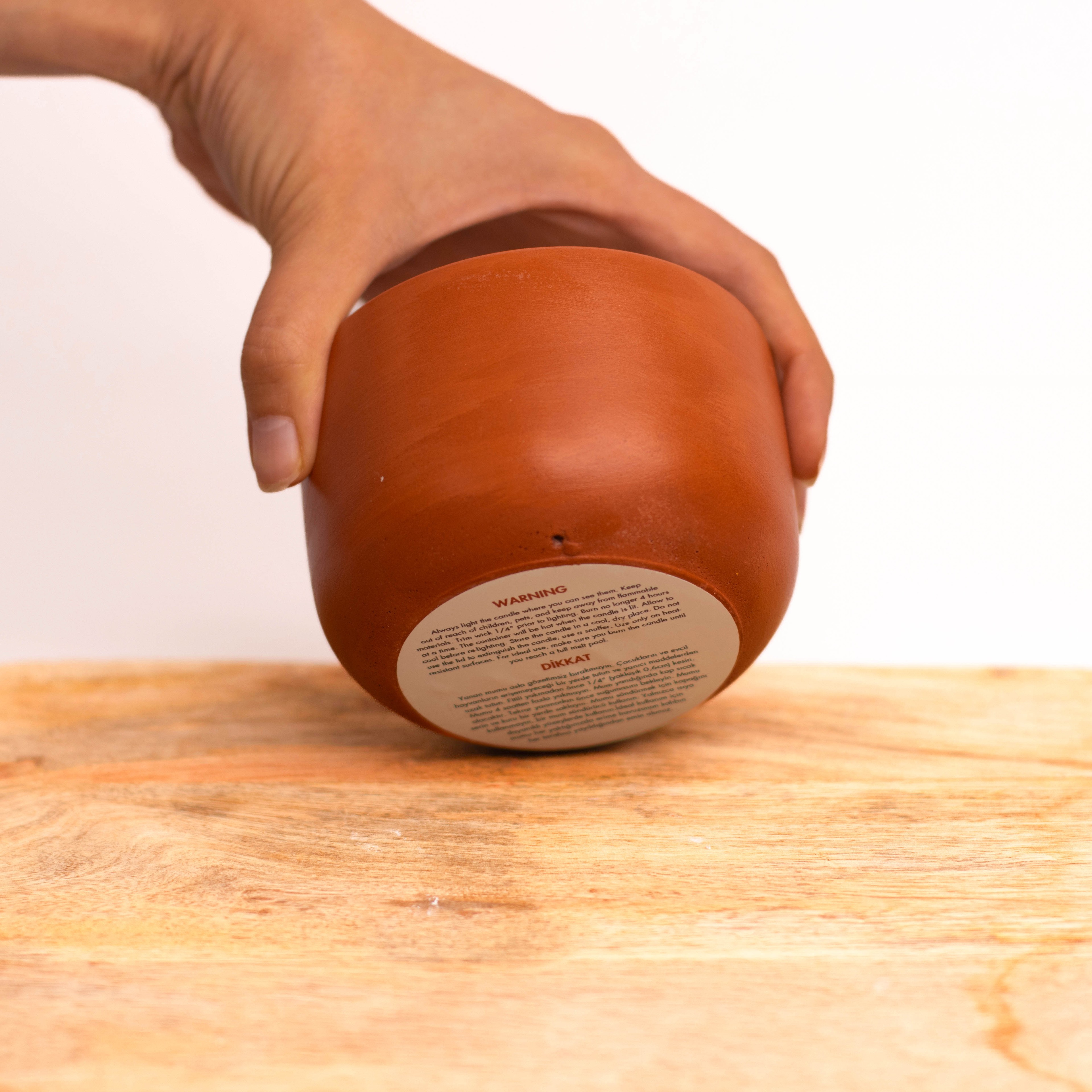 Terracotta Candle - Handcrafted Soy Wax 200gr Pine Haven