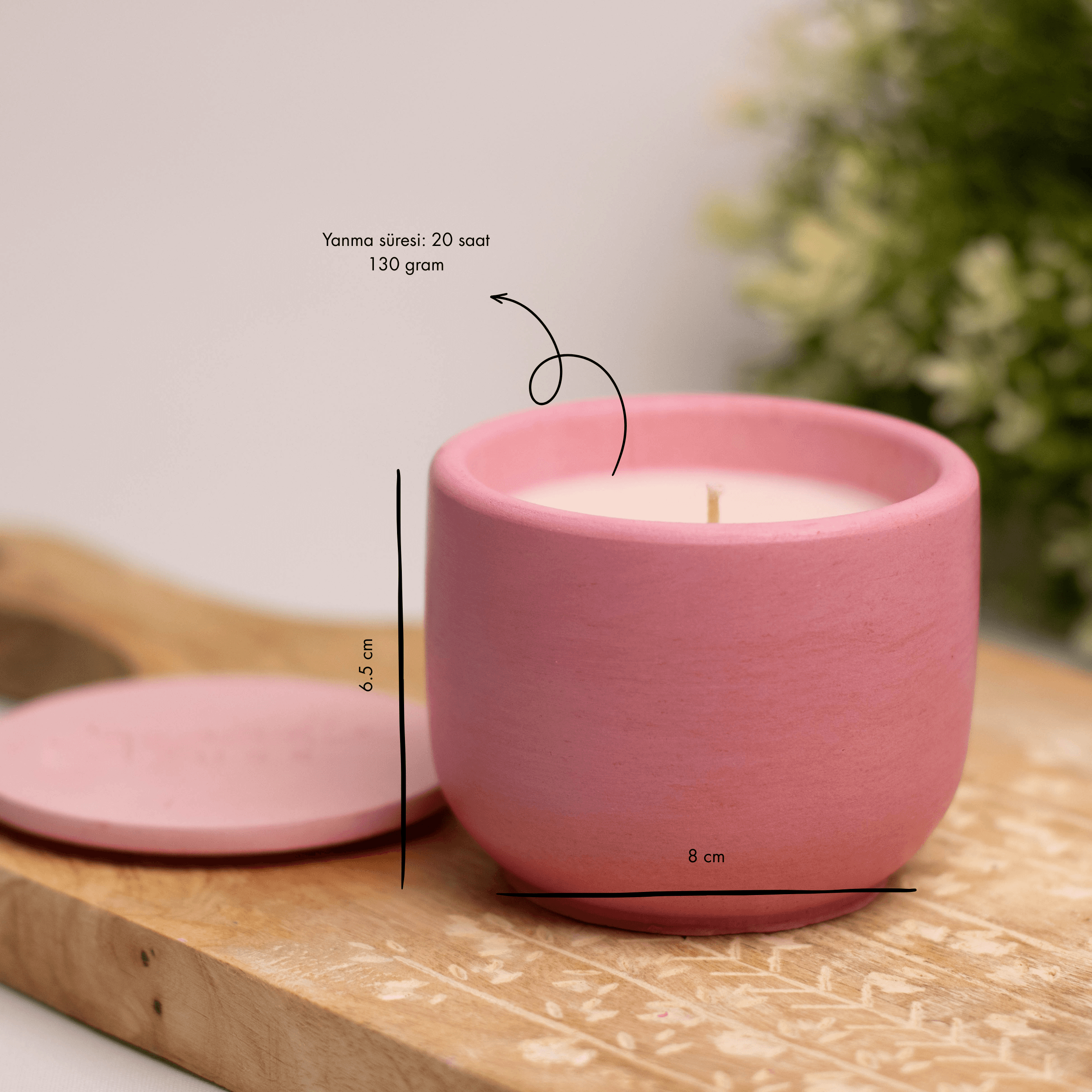Blush Candle – Handcrafted Soy Wax