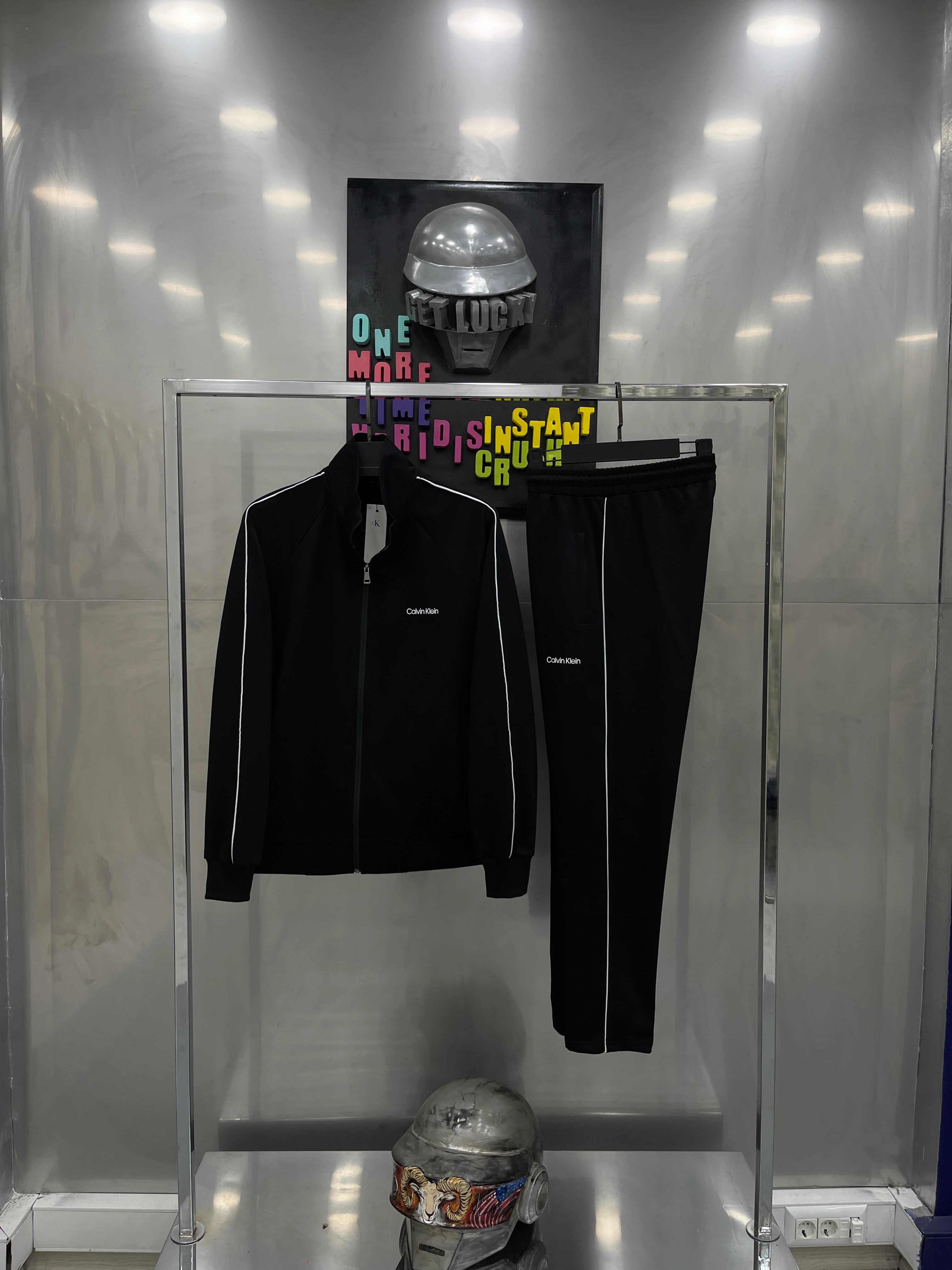 CK İthal Klasik Siyah Eşofman Takımı