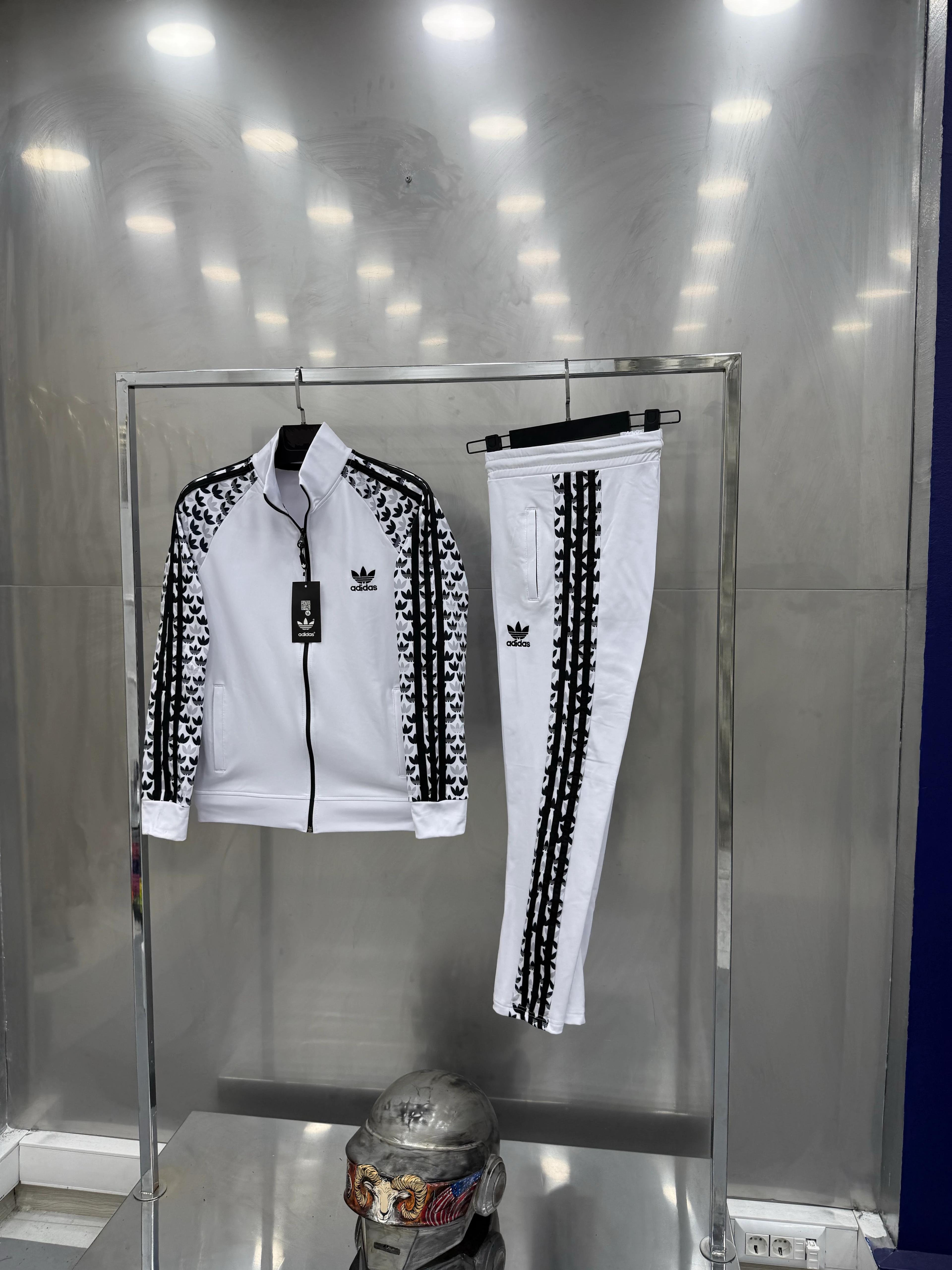 Ads Dijital Kol Eşofman Takımı Beyaz