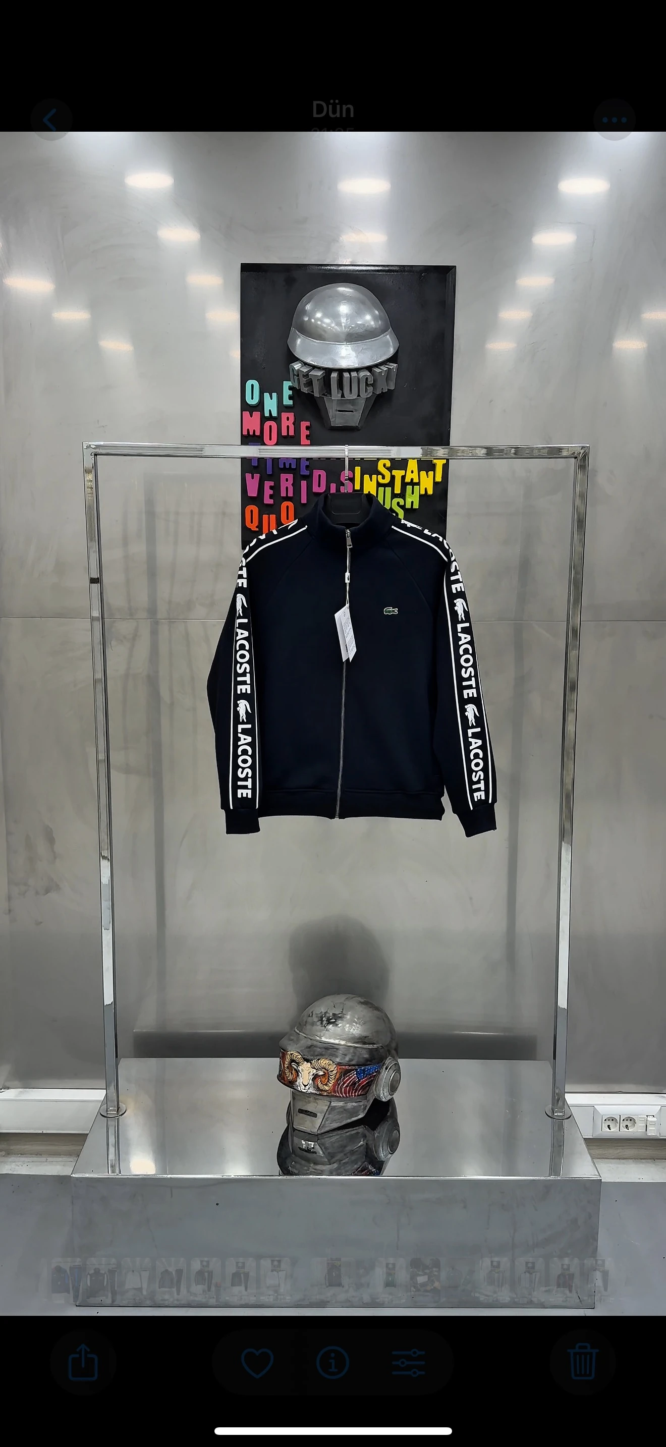 Lcst Üç İplik Şardonlu Fermuarlı Koyu Laci 