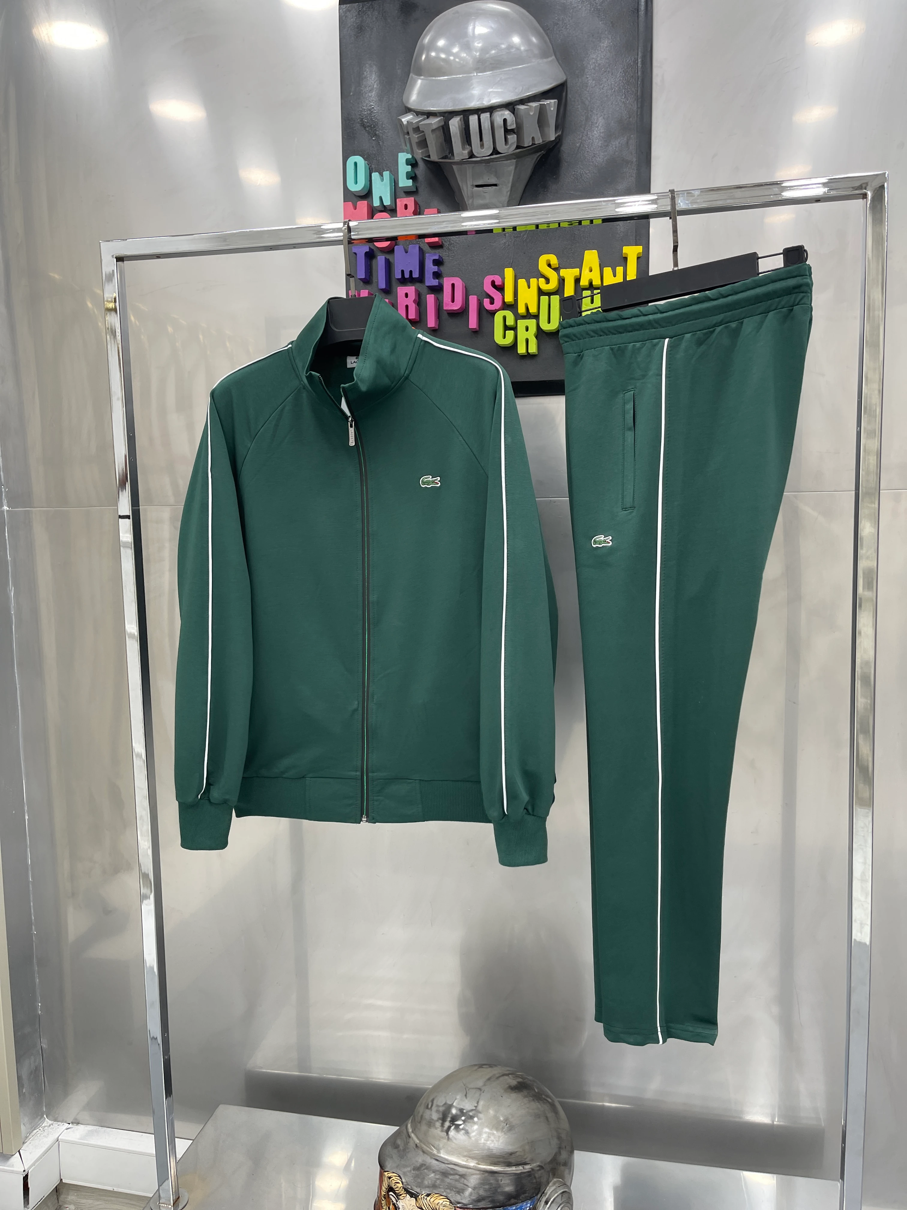 LCOSTE İthal Klasik Yeşil Eşofman Takımı