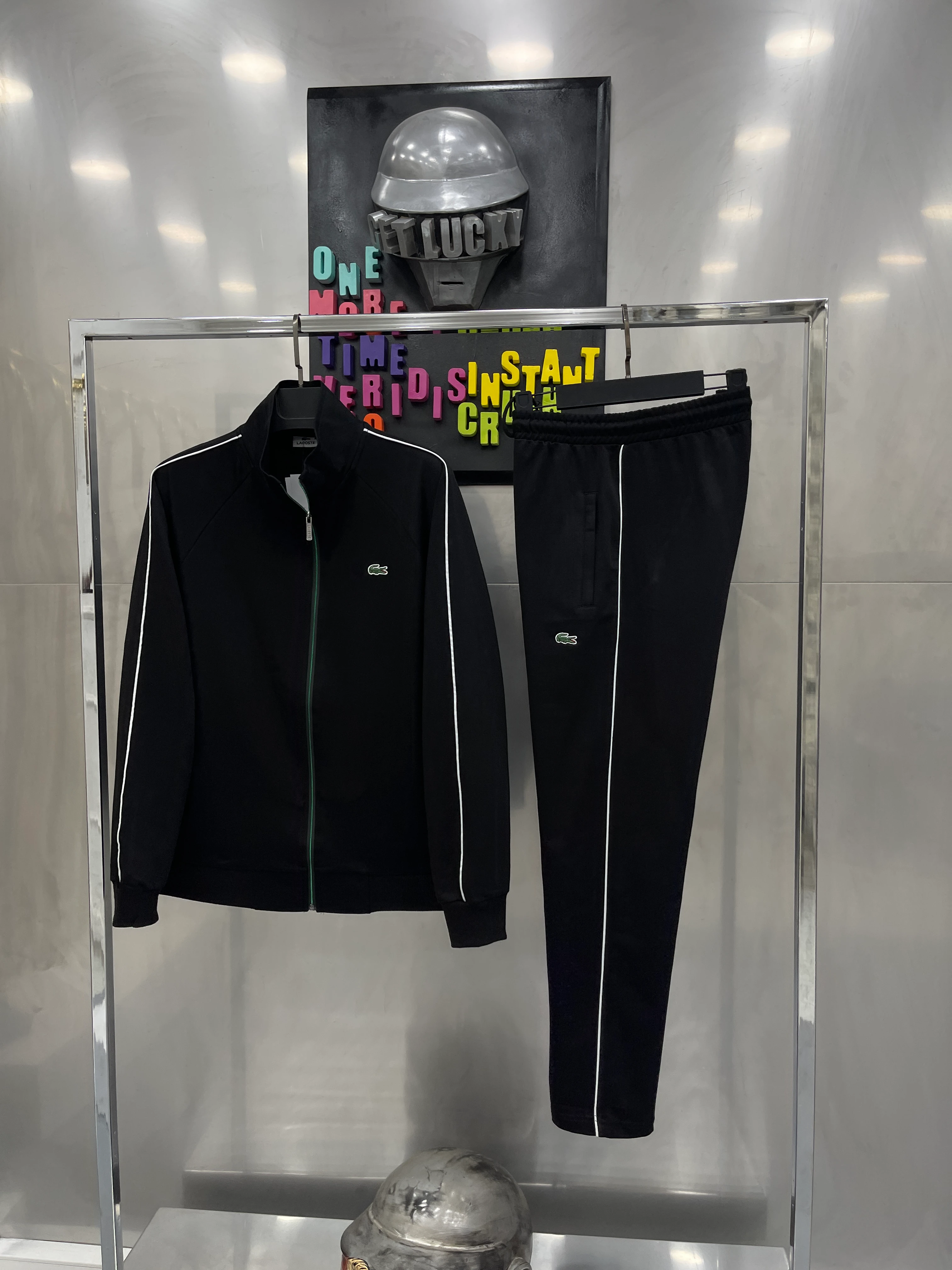 LCOSTE İthal Siyah Eşofman Takımı