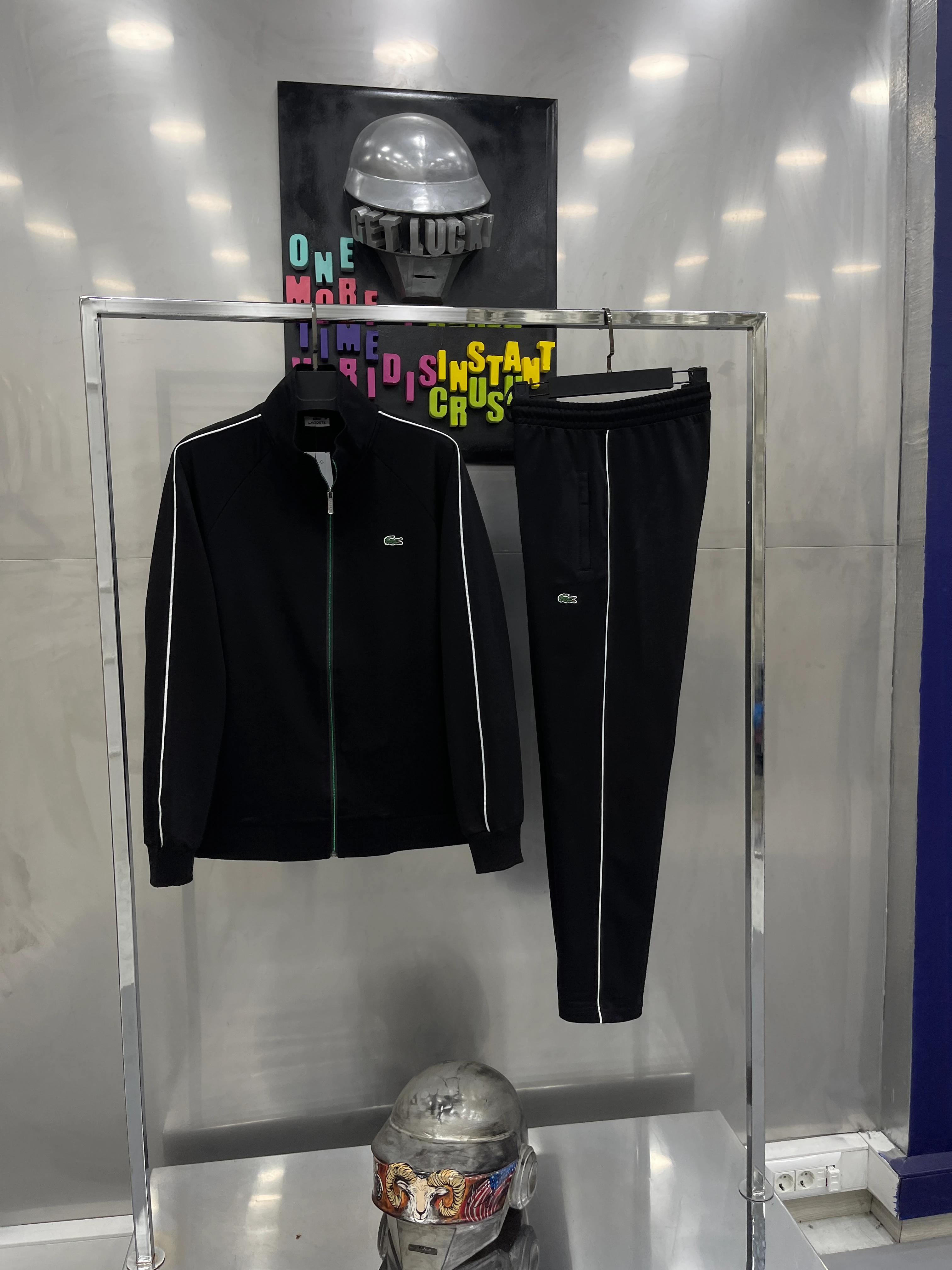 LCOSTE İthal Siyah Eşofman Takımı