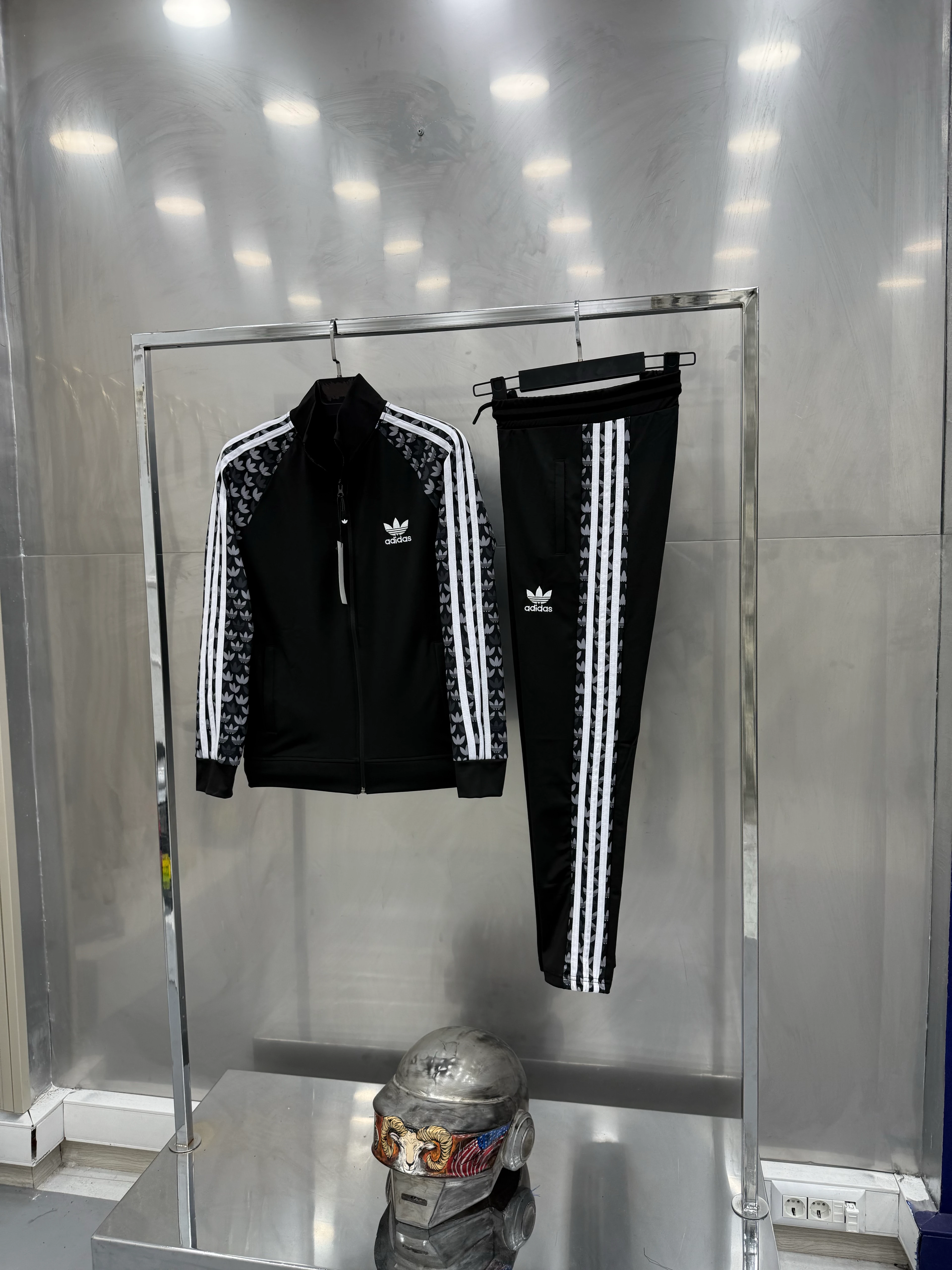 Ads Dijital Kol Eşofman Takımı Siyah 