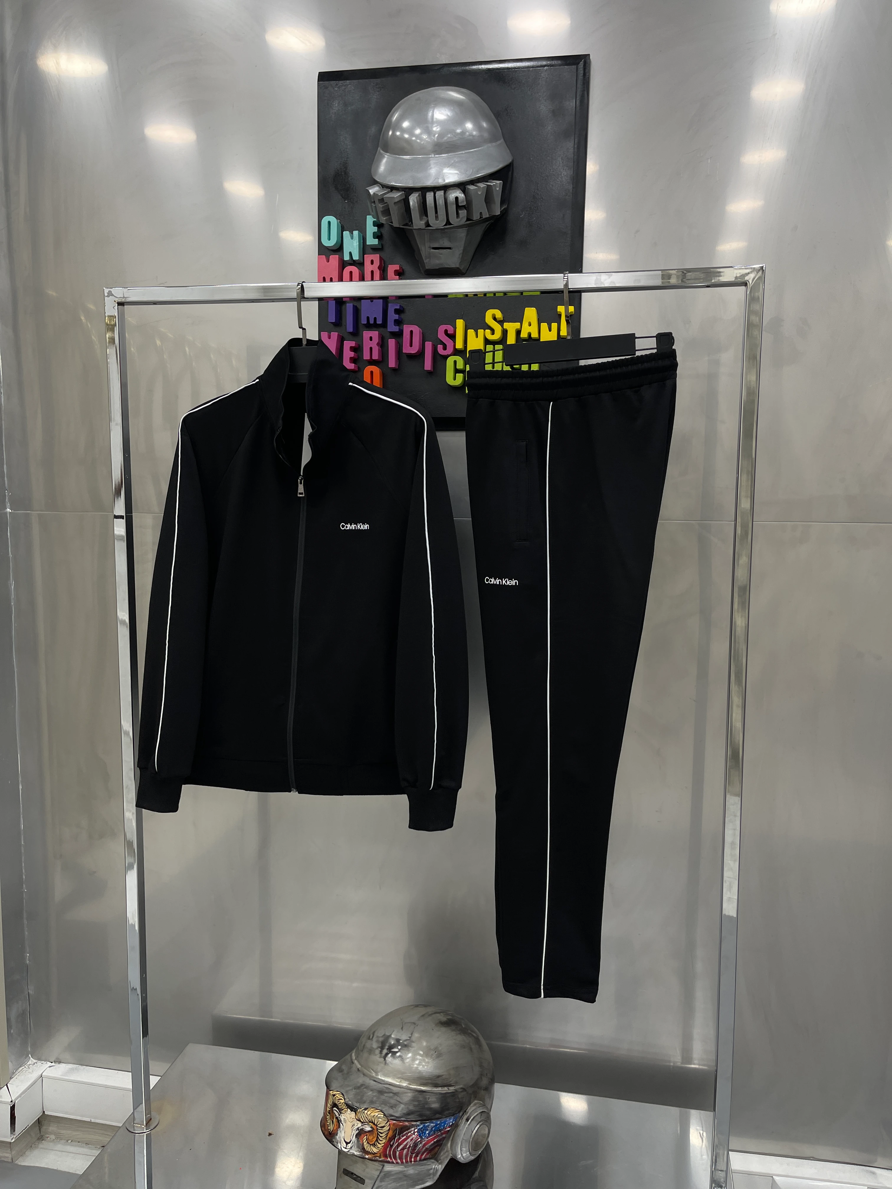 CK İthal Klasik Siyah Eşofman Takımı