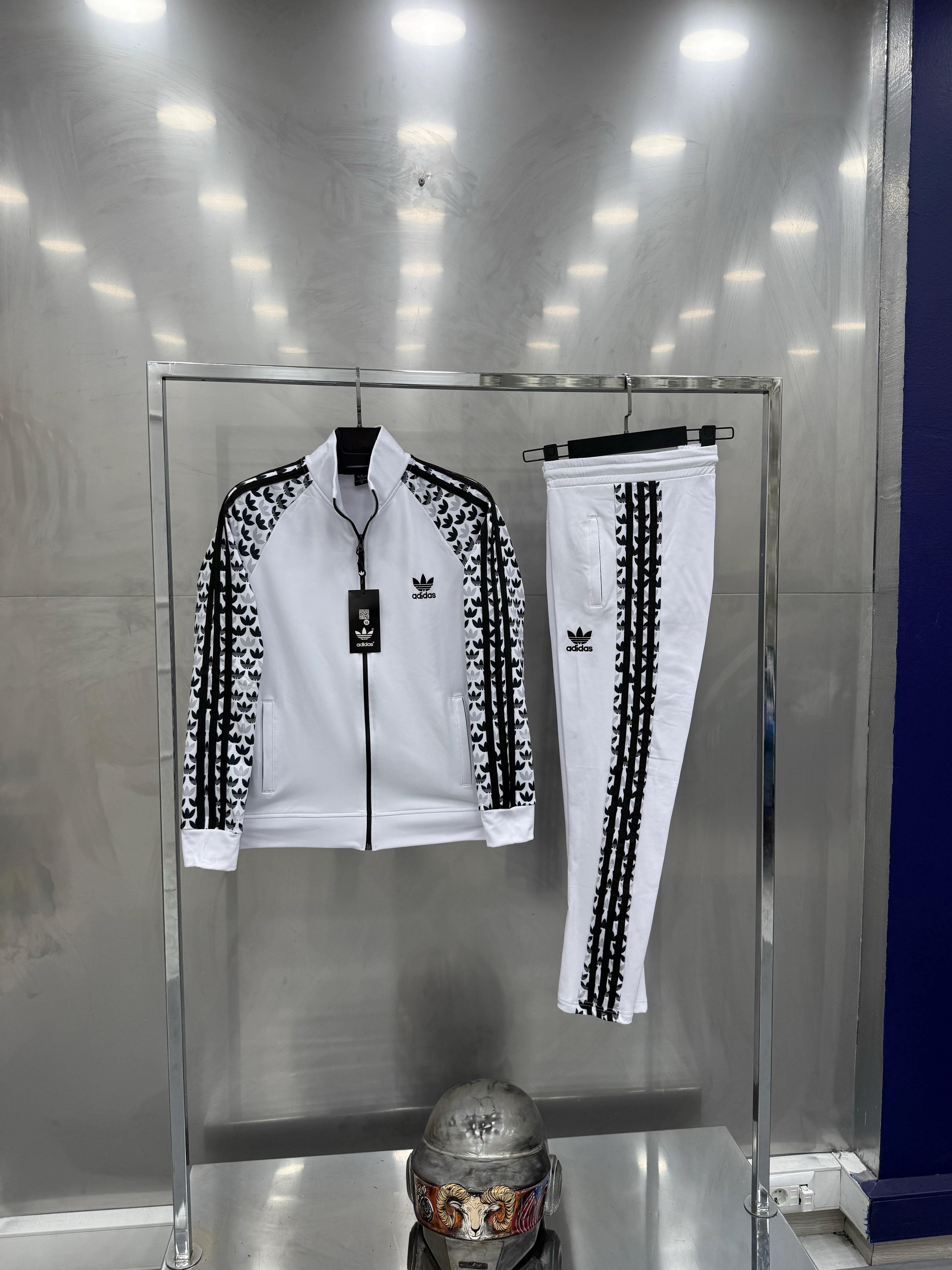 Ads Dijital Kol Eşofman Takımı Beyaz