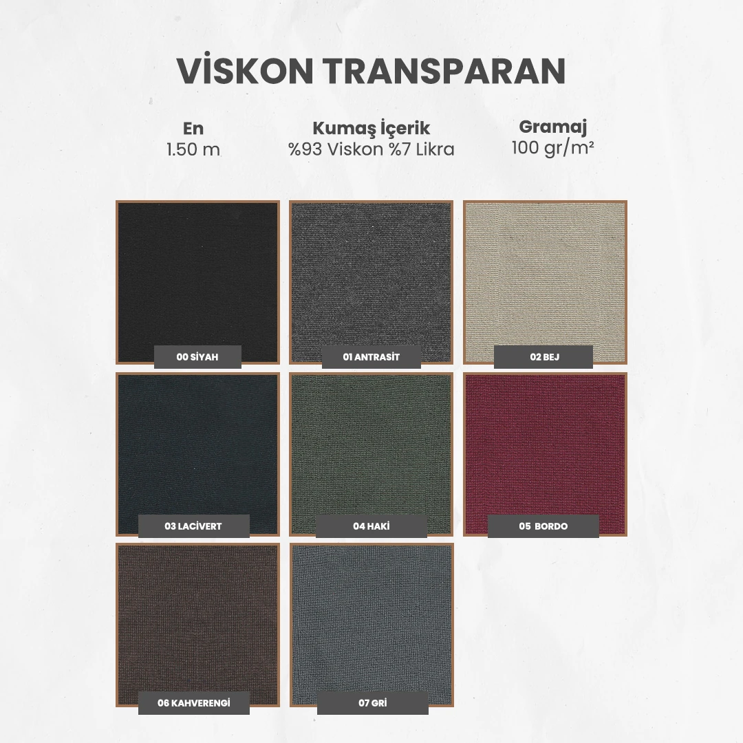 VİSKON TRANSPARAN