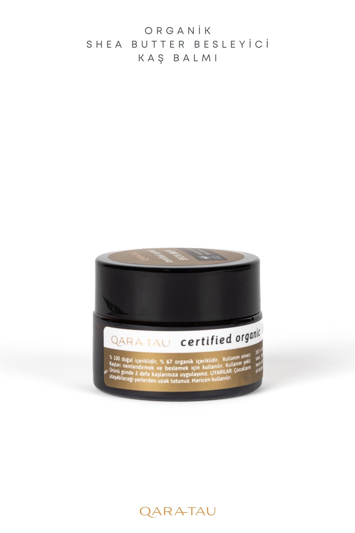 Organik Shea Butter Besleyici Kaş Balmı 15ml