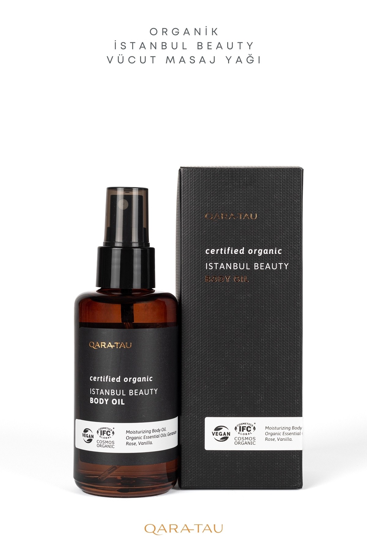 Organik Istanbul Beauty Vücut Masaj Yağı 100ml