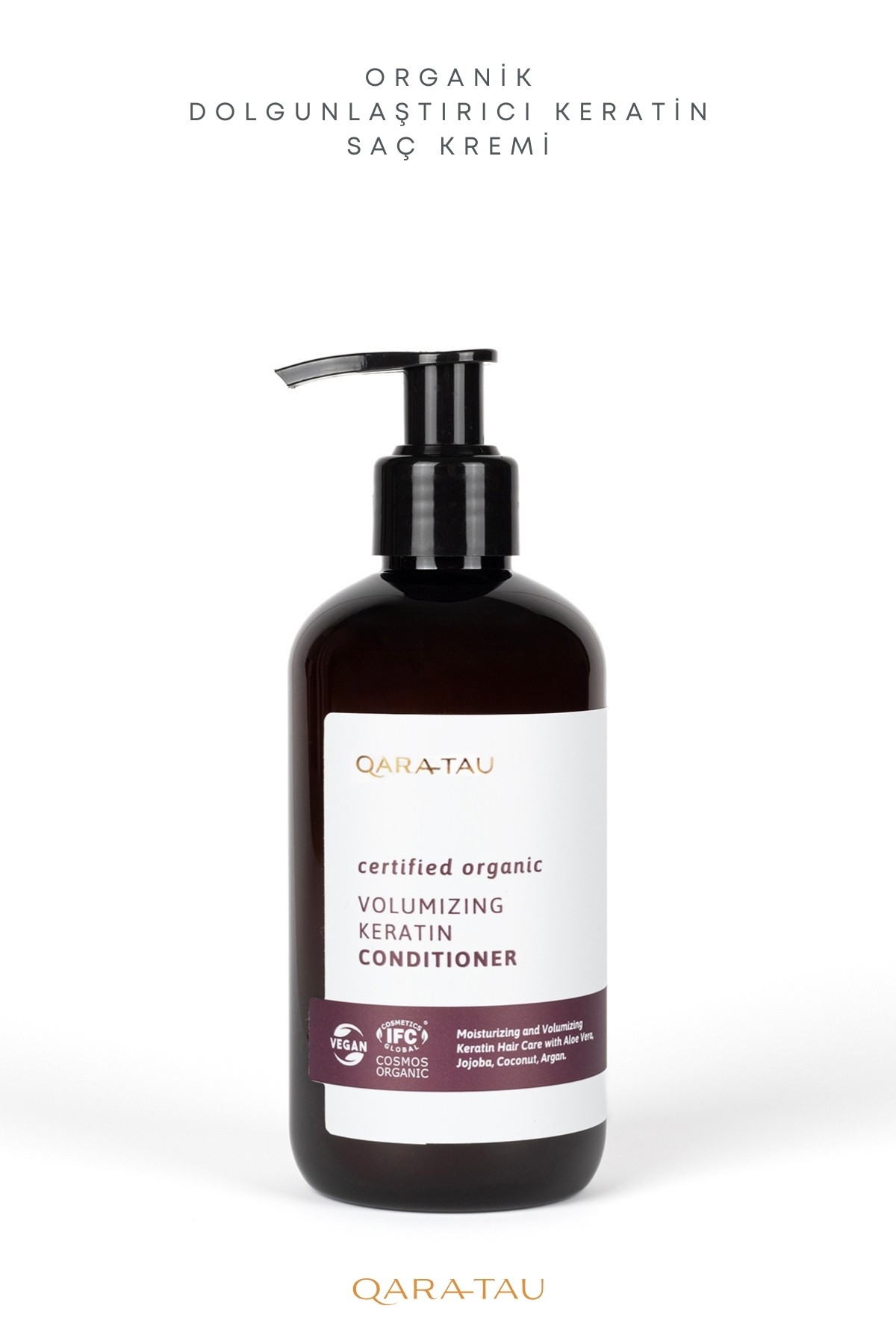 Organik Dolgunlaştırıcı Keratin Saç Bakım Kremi 250ml