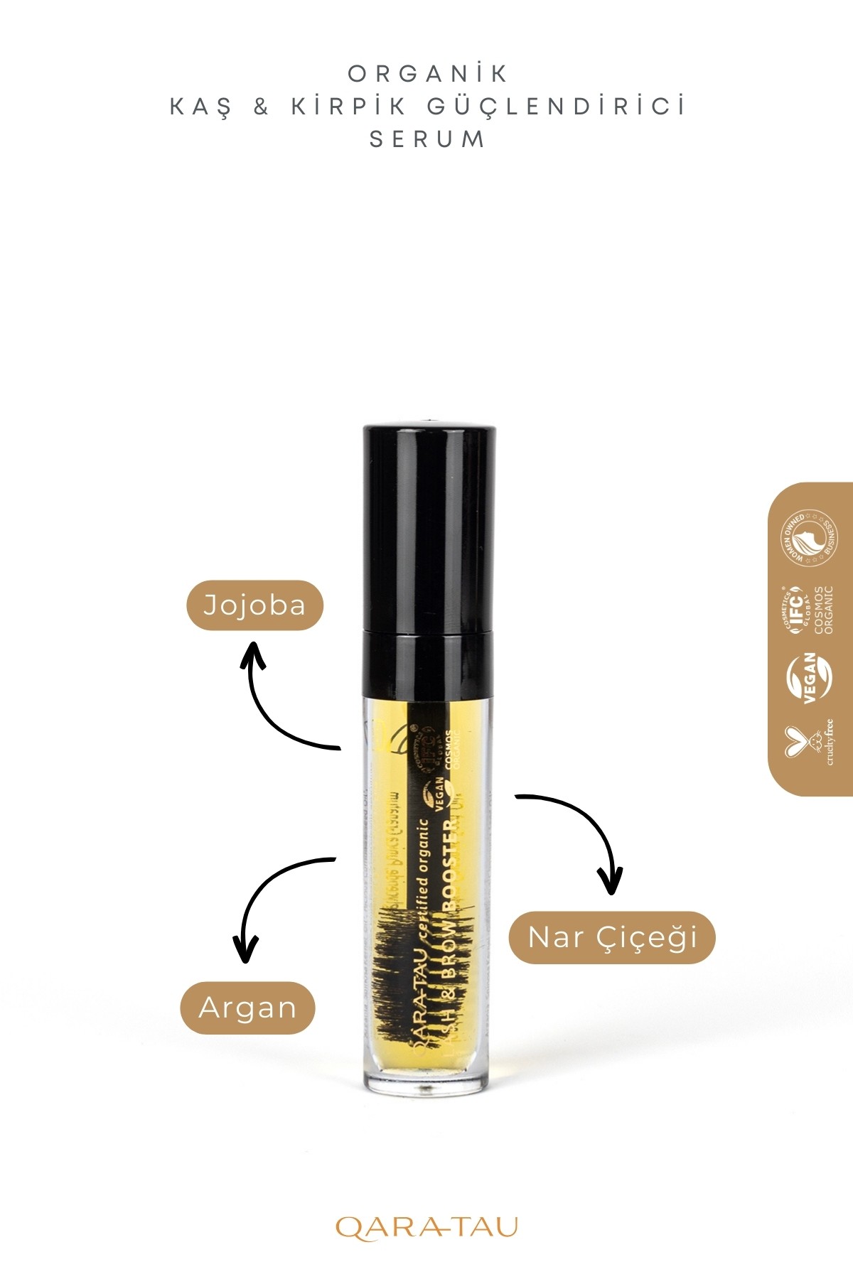 Organik Kaş & Kirpik Güçlendirici Serum 5ml