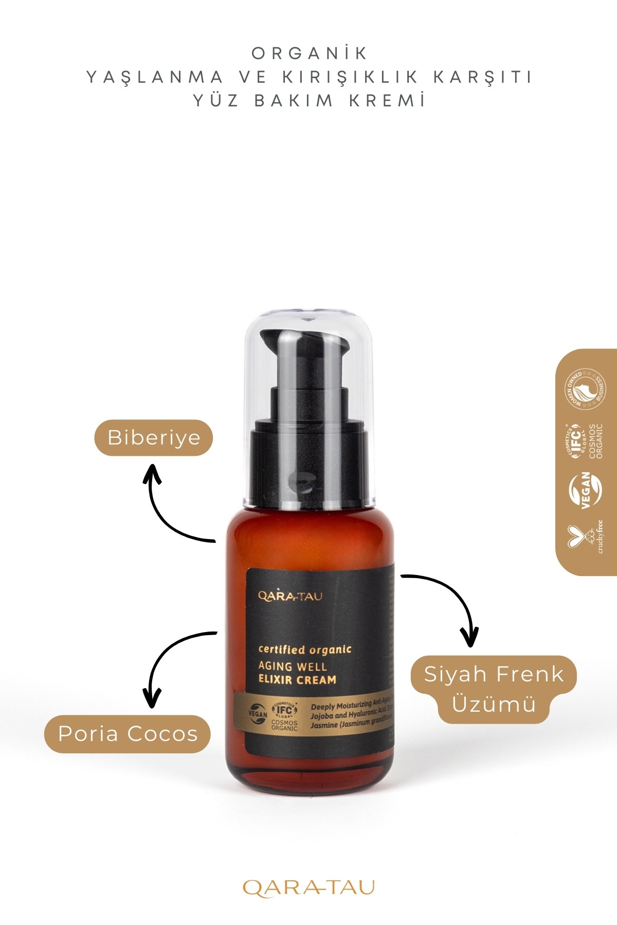 Organik Aging Well Yaşlanma ve Kırışıklık Karşıtı Yüz Bakım Kremi 50ml