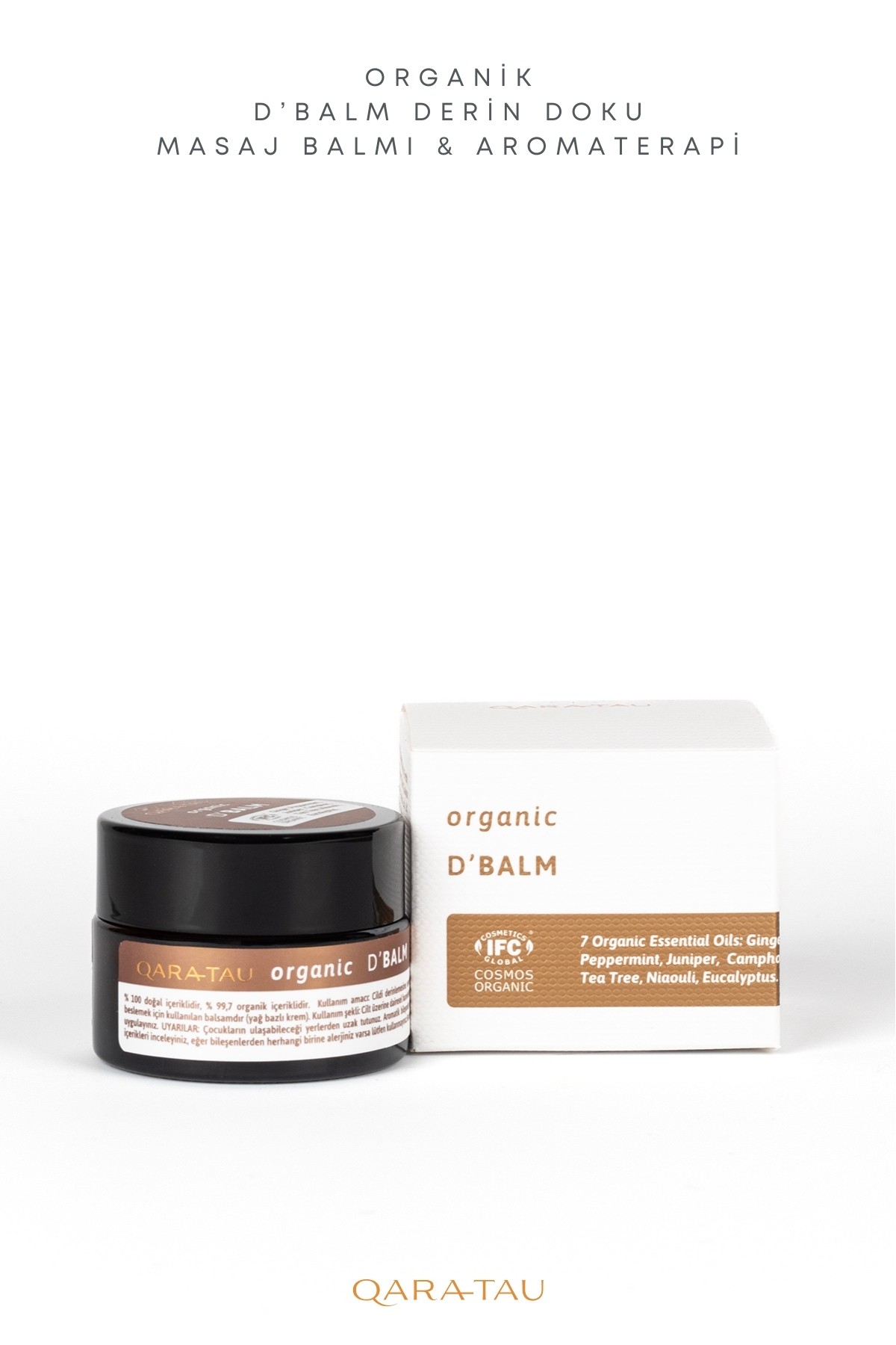 Organik D’Balm Derin Doku Masaj Balmı & Aromaterapi 15ml