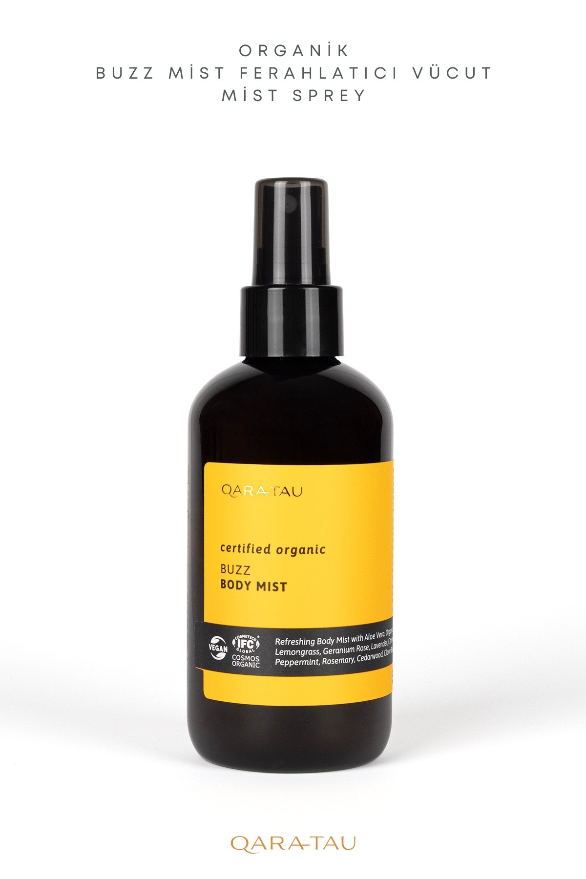 Organik Buzz Mist Ferahlatıcı Vücut Mist Sprey 200ml
