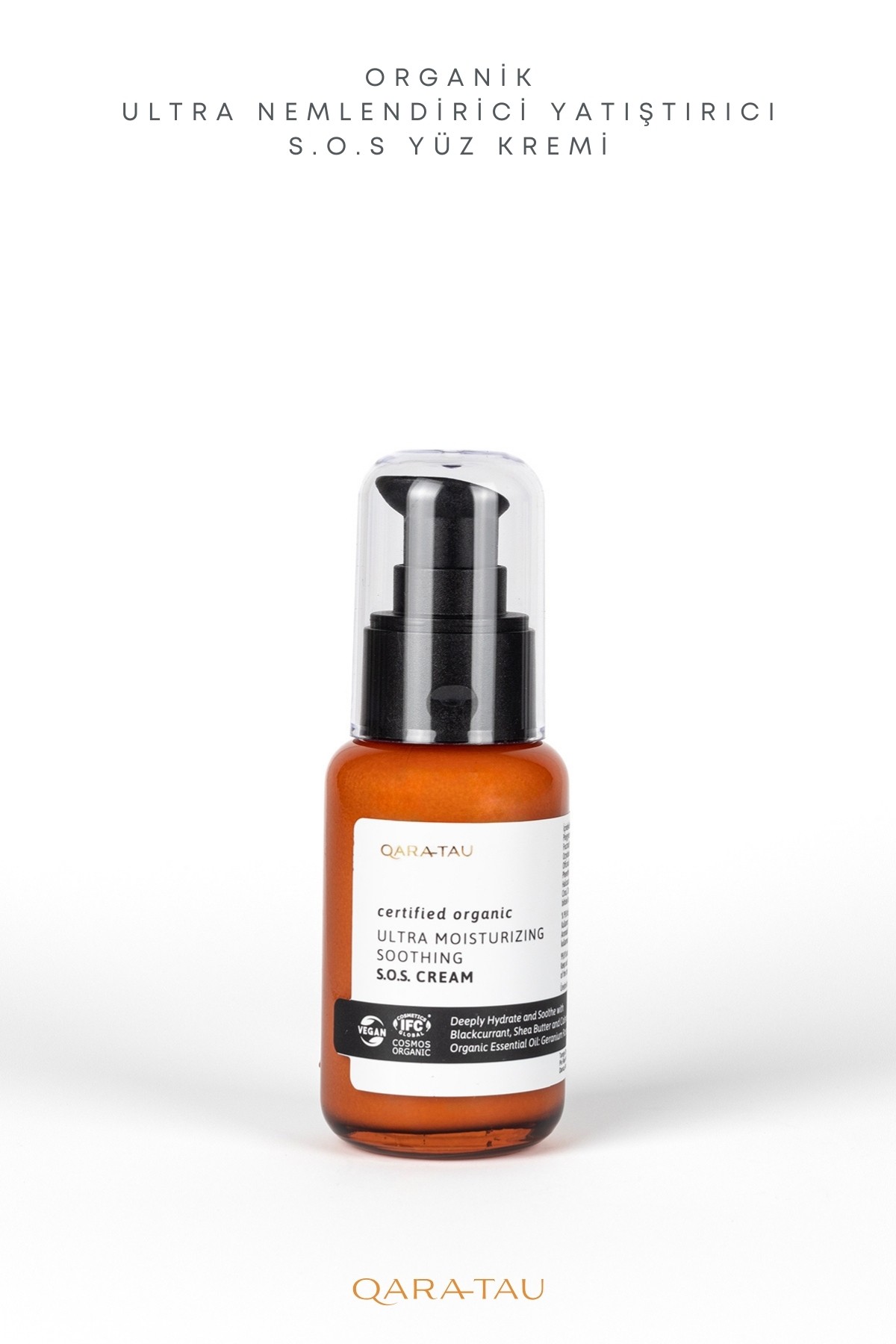 Organik Ultra Nemlendirici Yatıştırıcı S.O.S Yüz Kremi 50ml